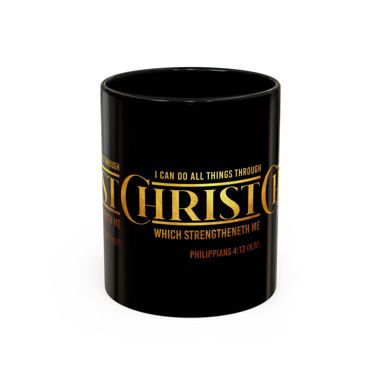 Philippians 4:13 KJV Coffee Mug I Can Do All Things Faith Based Gift