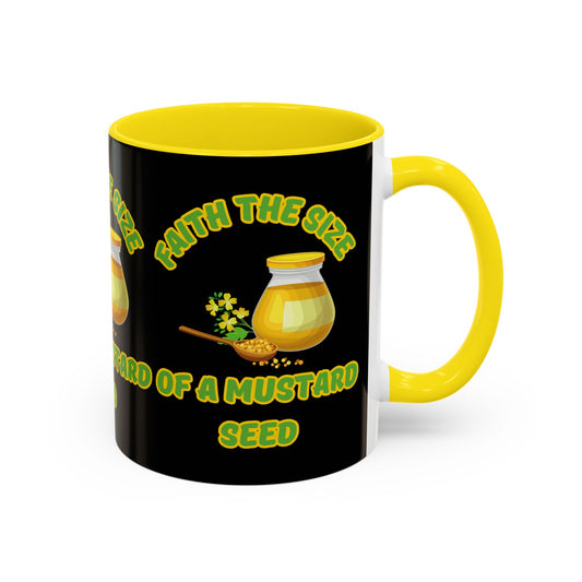 Matthew 17:20 KJV Coffee Mug Faith as a Mustard Seed Inspirational Christian Gift