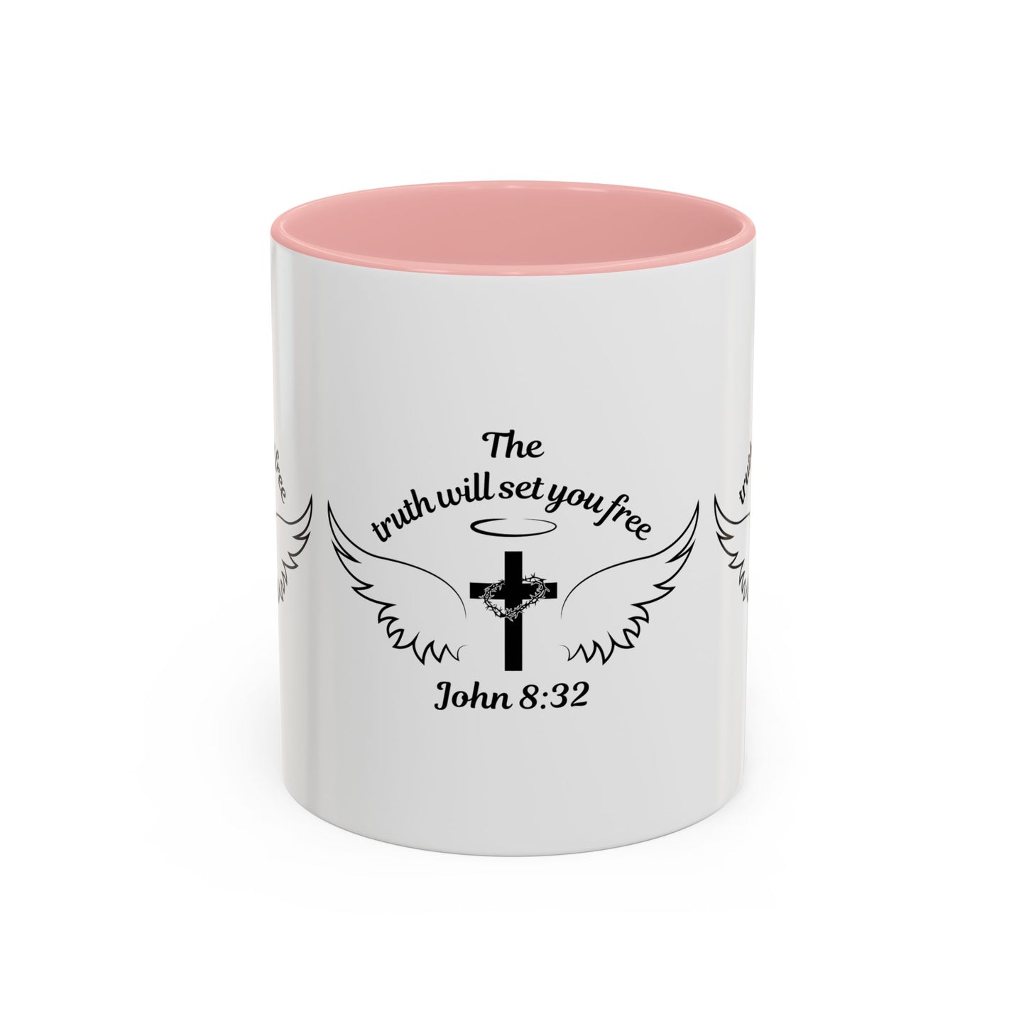 John 8:32 KJV Coffee Mug The Truth Shall Make You Free Inspirational Christian Gift