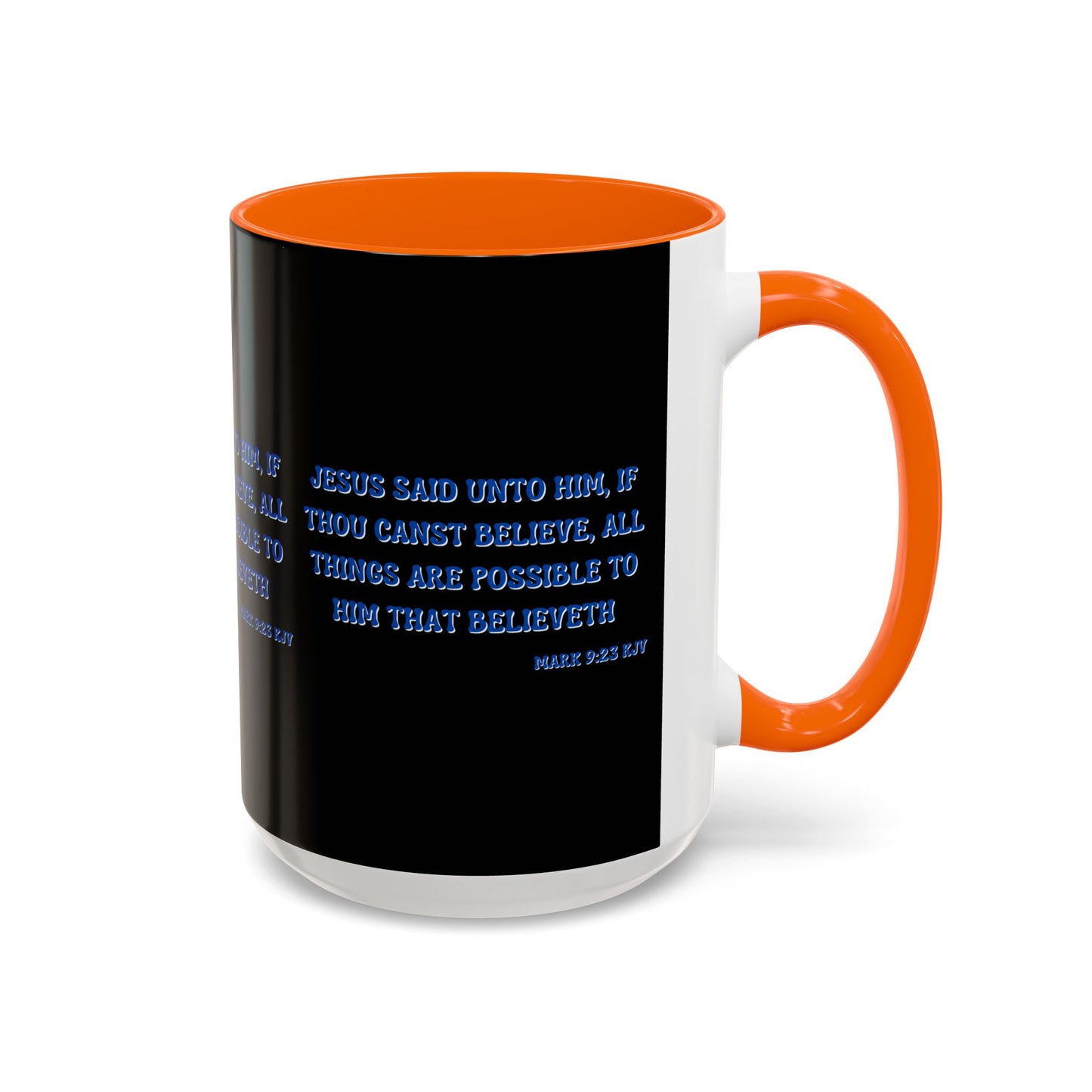 Mark 9:23 KJV Bible Verse Coffee Mug Faith Based Christian Gift