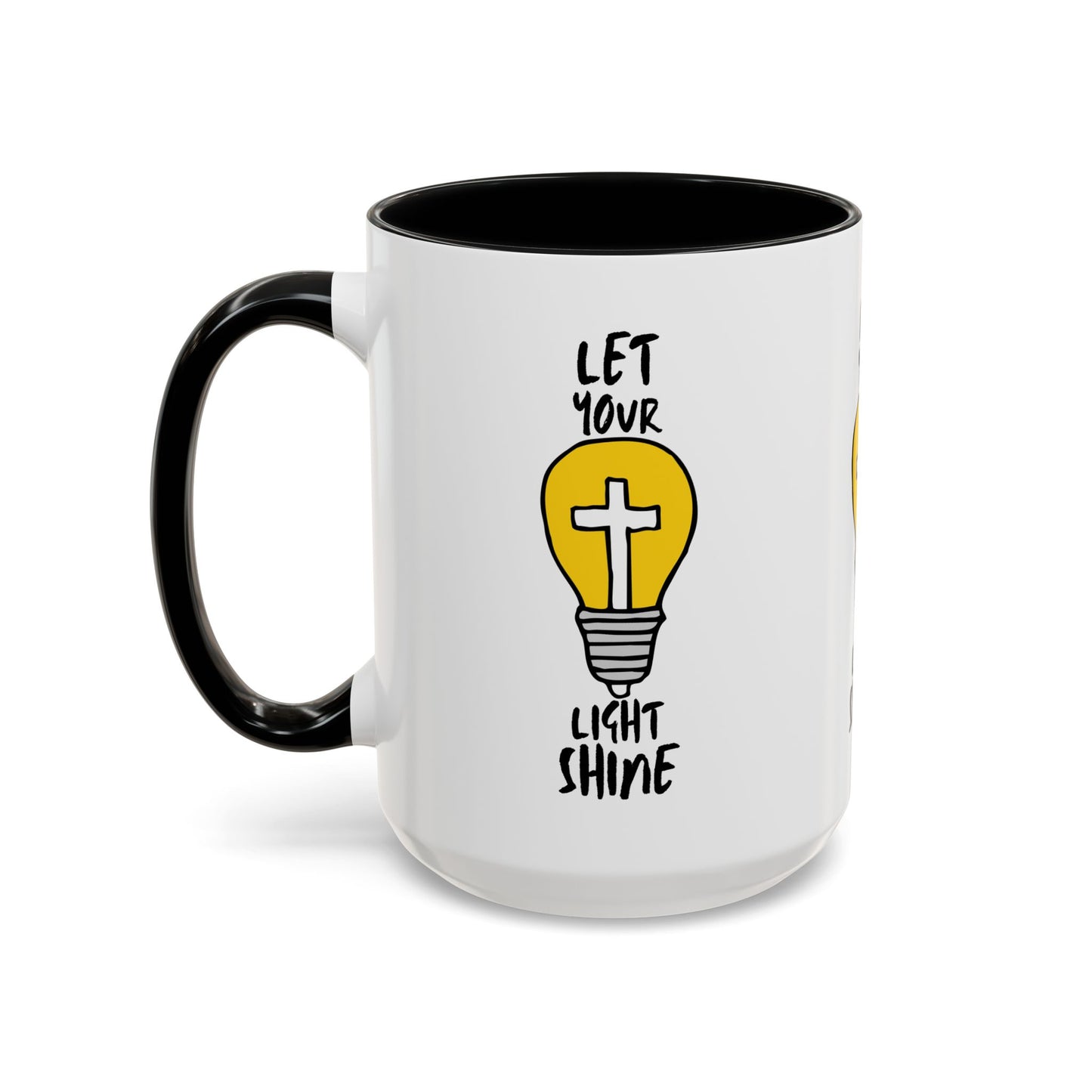 Let Your Light Shine Coffee Mug Inspirational Christian Gift for Faith-Based Coffee Lovers