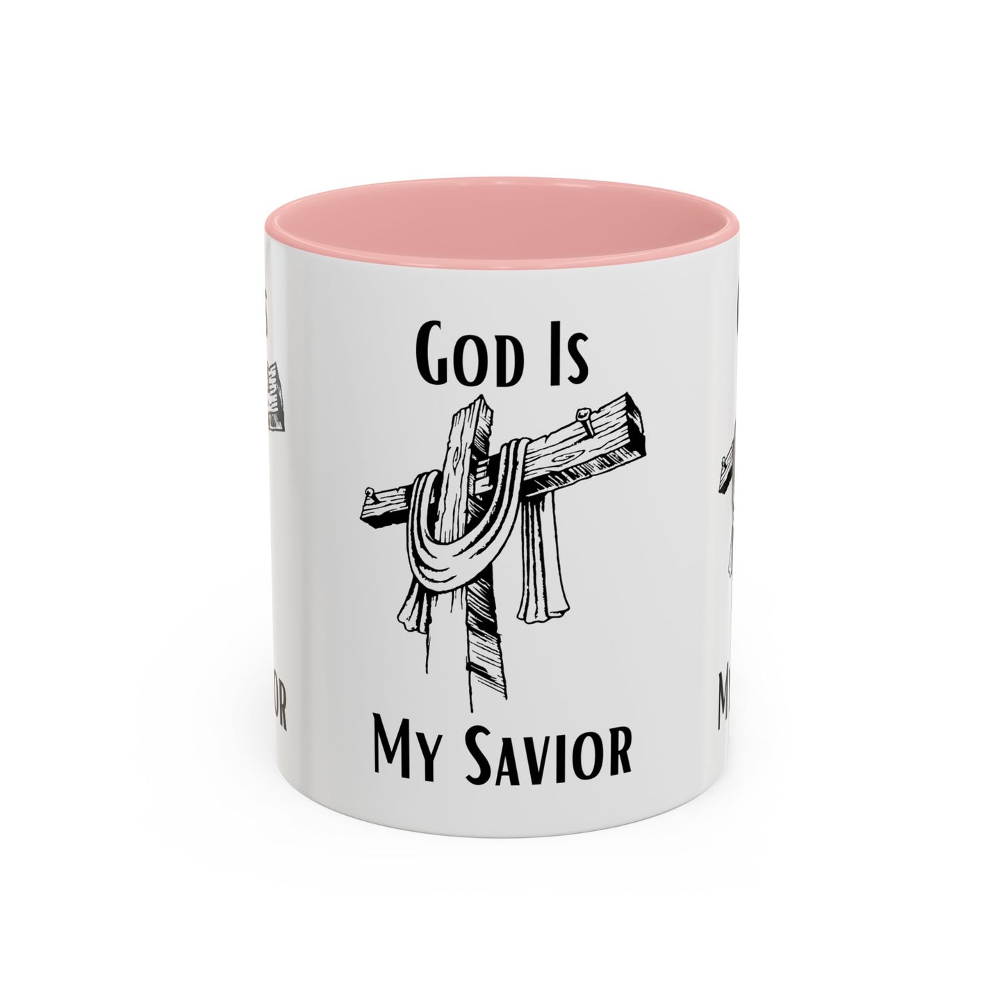 God Is My Savior Coffee Mug Inspirational Christian Gift for Faith-Based Coffee Lovers