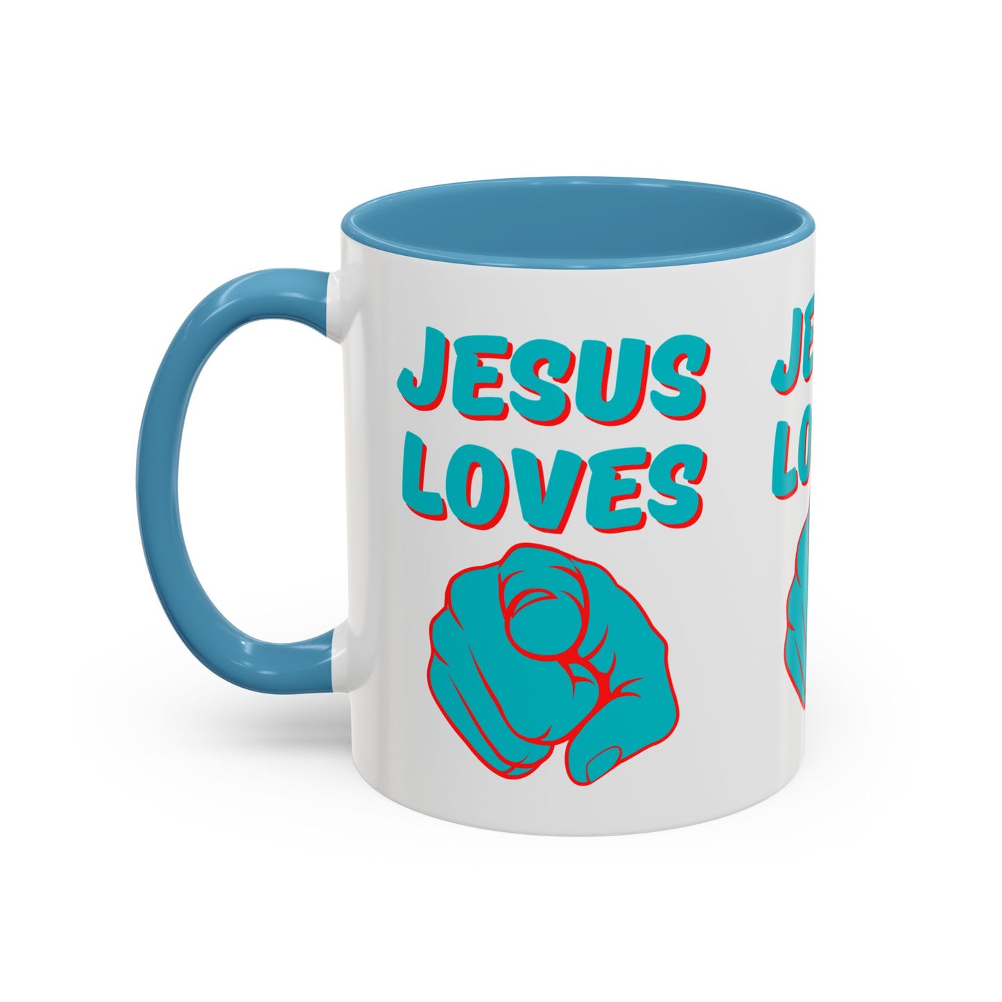 Jesus Loves You Coffee Mug Inspirational Christian Gift for Daily Encouragement