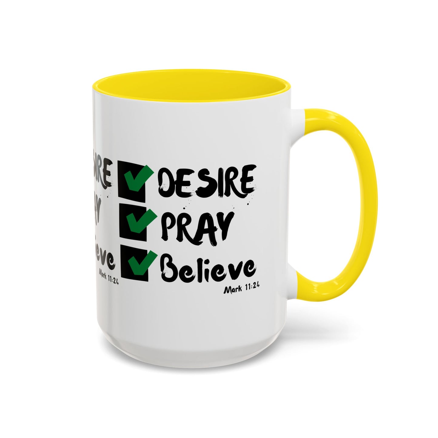 Mark 11:24 KJV Bible Verse Coffee Mug Faith Based Christian Gift