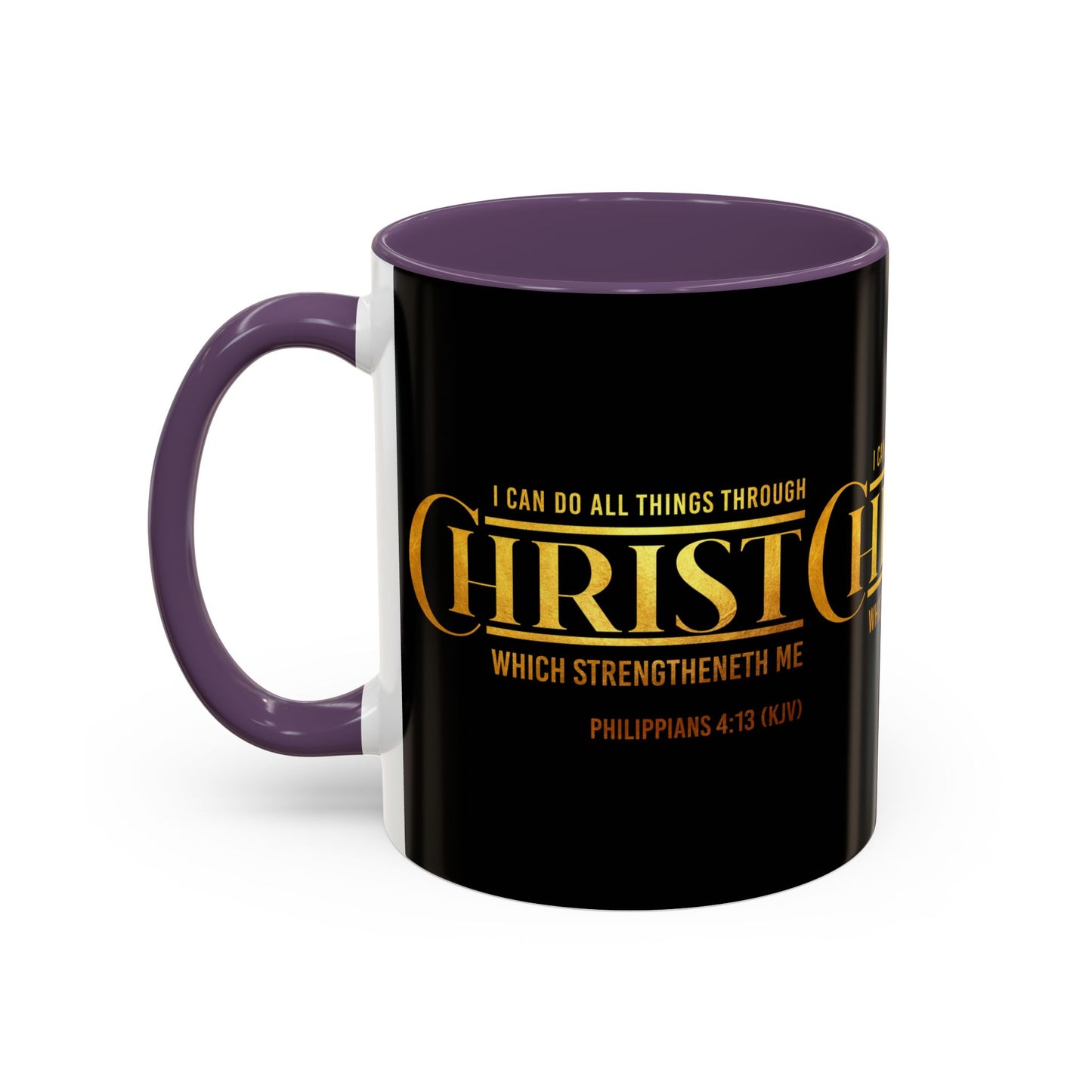 Philippians 4:13 KJV Coffee Mug I Can Do All Things Faith Based Gift