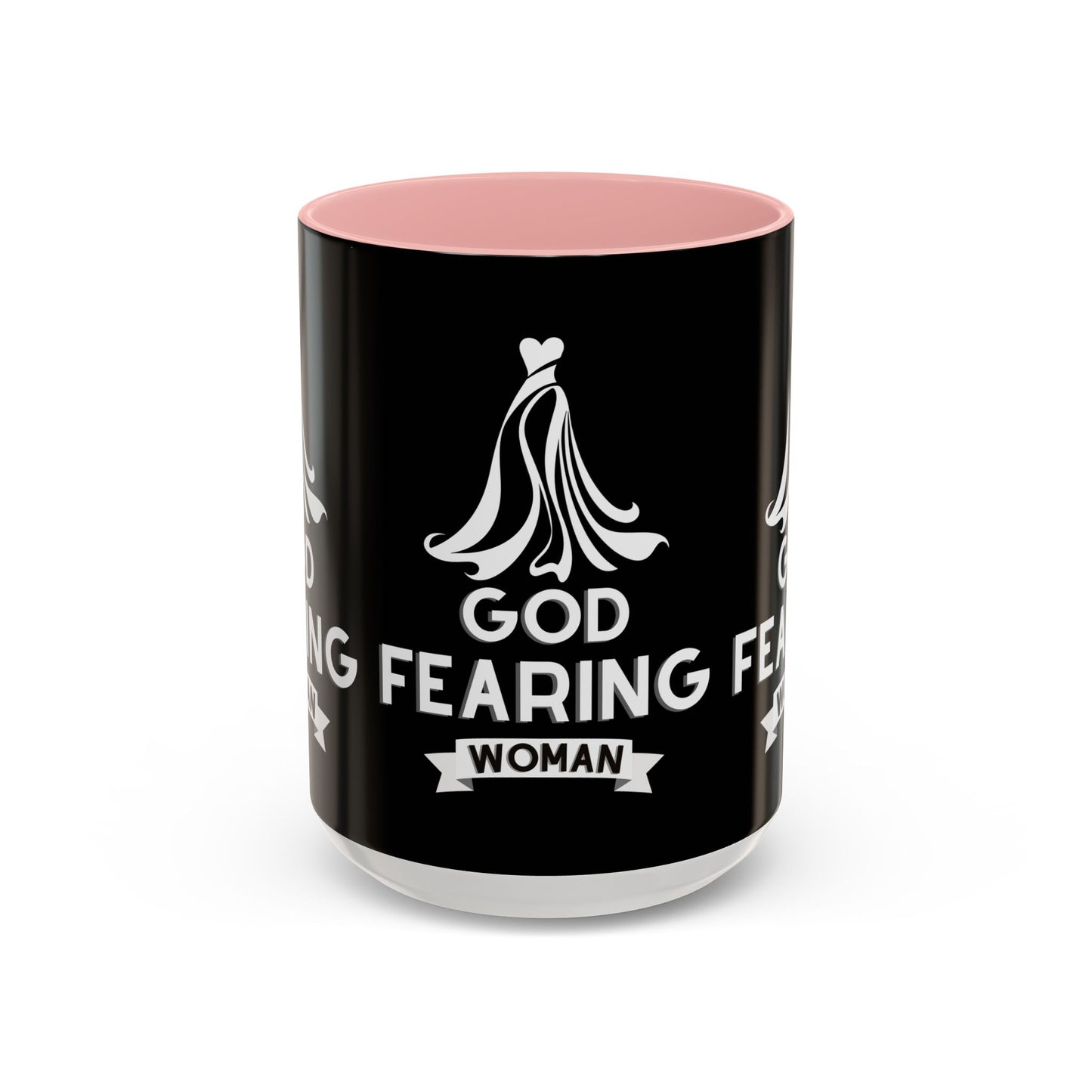 God Fearing Woman Coffee Mug Inspirational Christian Gift for Her