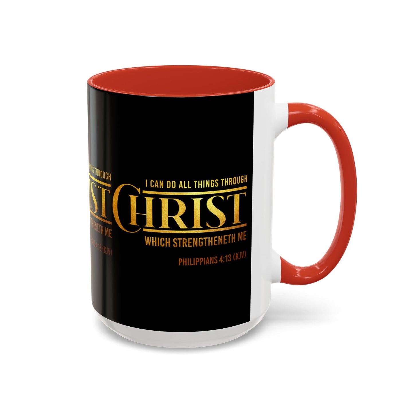 Philippians 4:13 KJV Coffee Mug I Can Do All Things Faith Based Gift