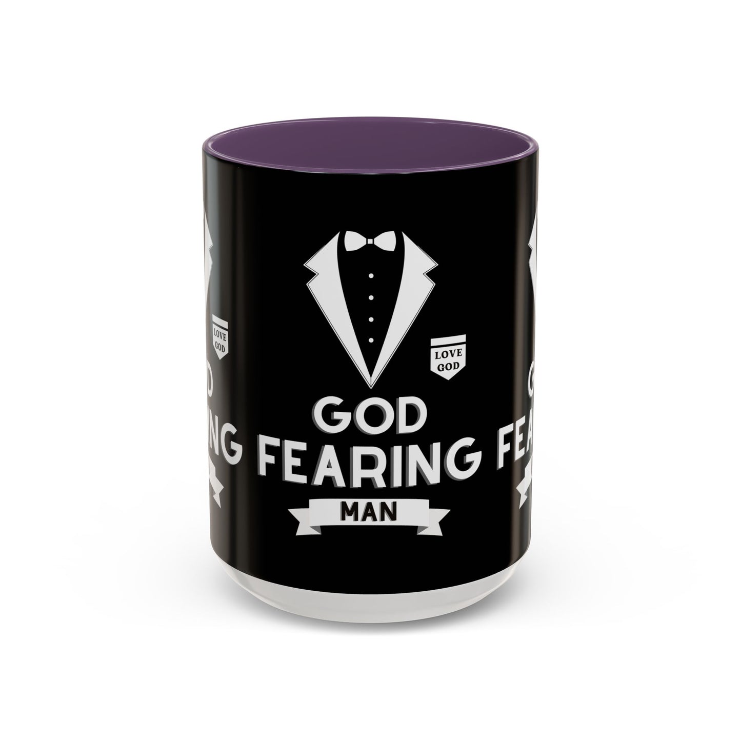 God Fearing Man Coffee Mug Inspirational Christian Gift for Him