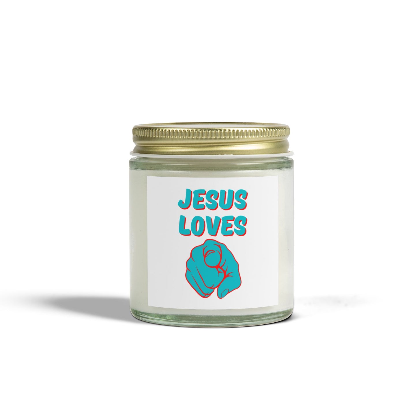 Jesus Loves You Scented Candle Inspirational Christian Gift for Daily Encouragement