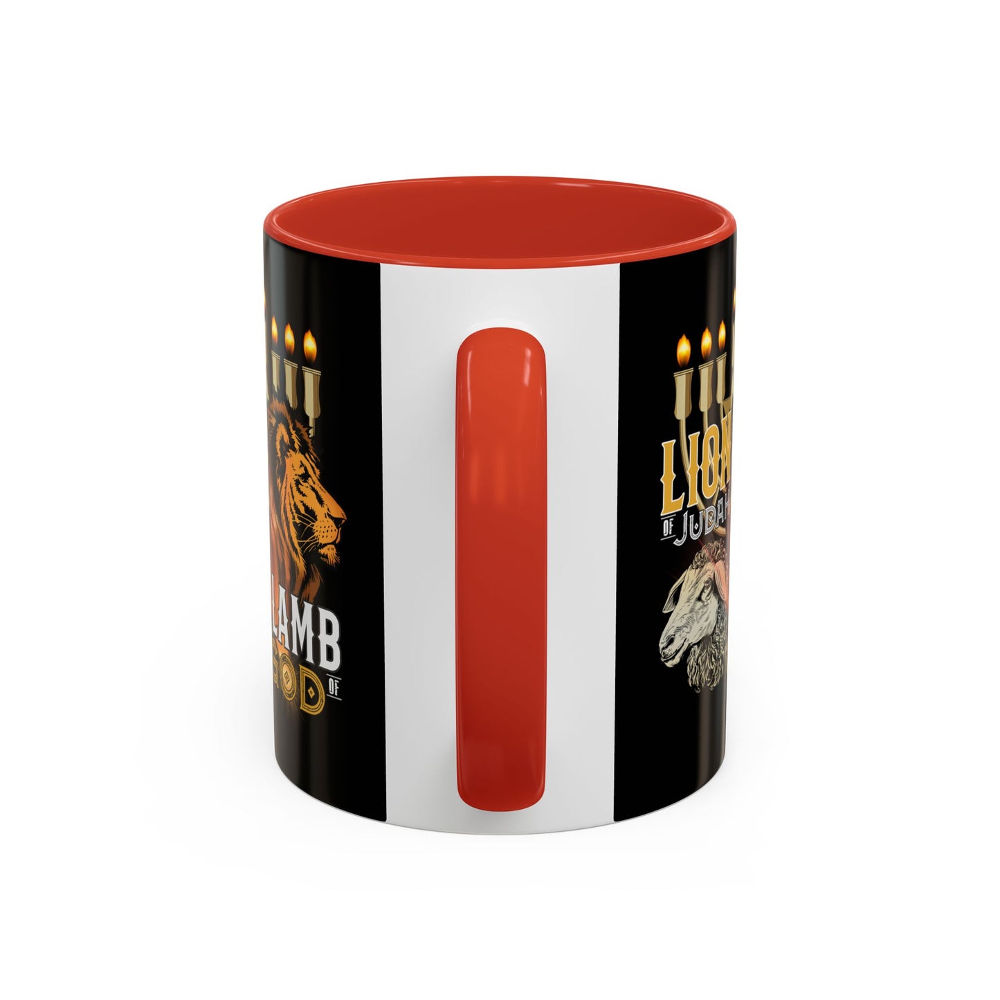 Lion of Judah, Lamb of God Coffee Mug Embrace Faith & Strength