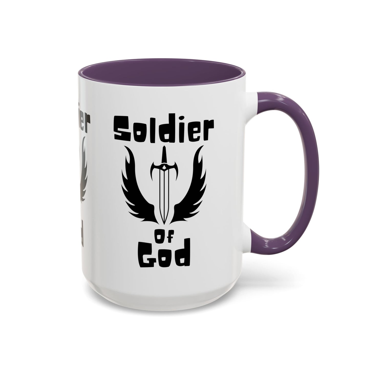 Soldier of God Coffee Mug Inspirational Christian Gift for Faith-Based Living