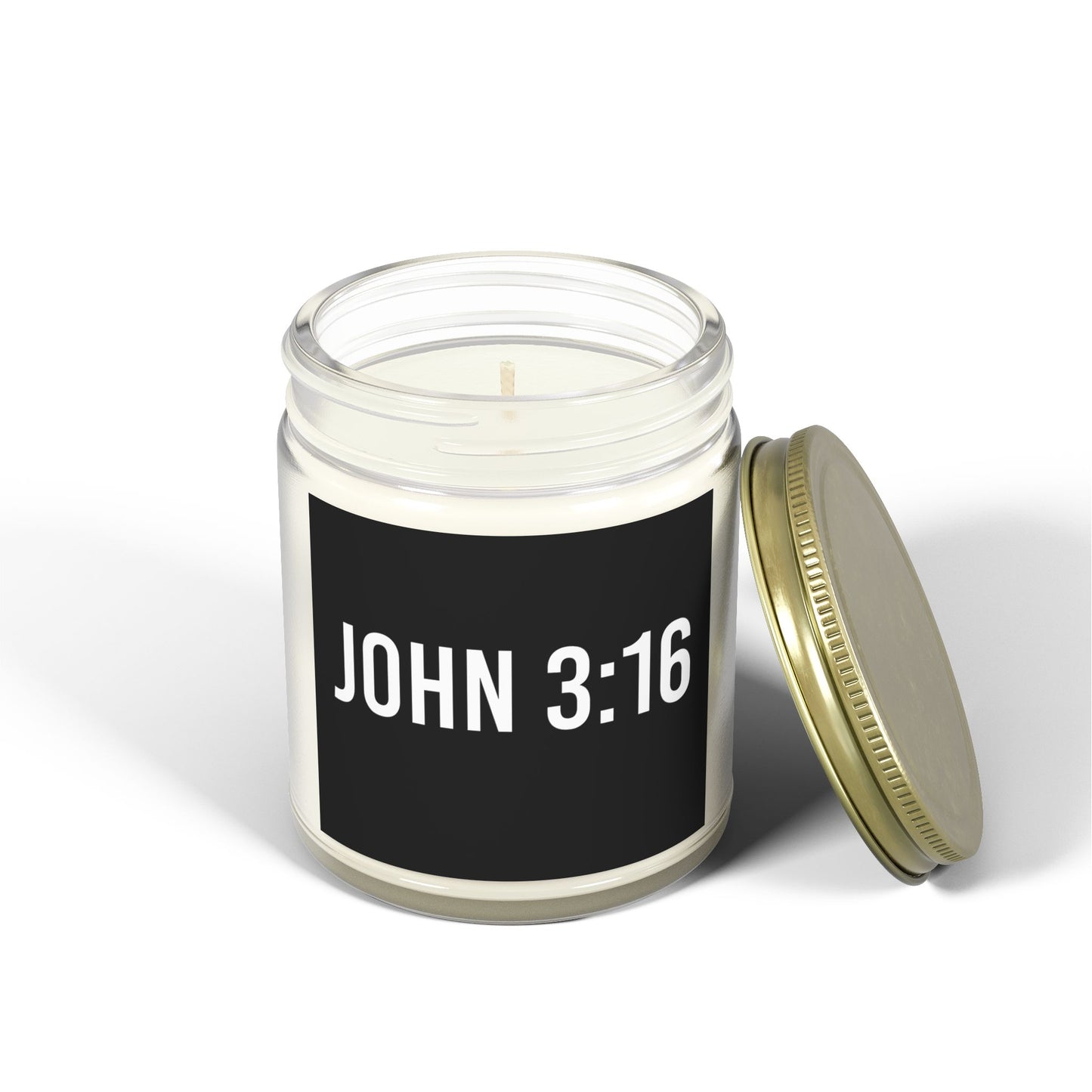 John 3:16 Scented Candle Inspirational Christian Gift for Faith-Based Living for Candle Lovers