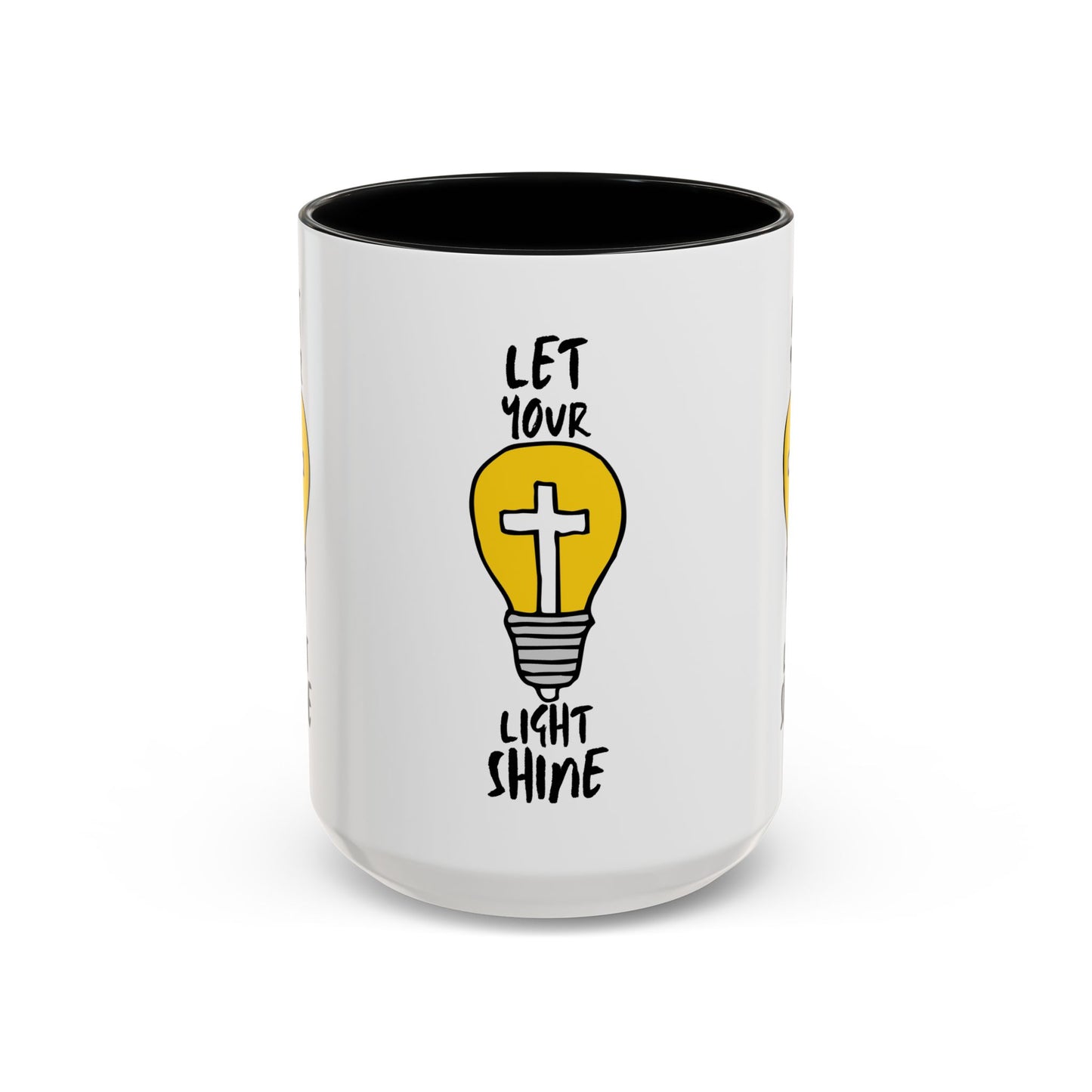 Let Your Light Shine Coffee Mug Inspirational Christian Gift for Faith-Based Coffee Lovers