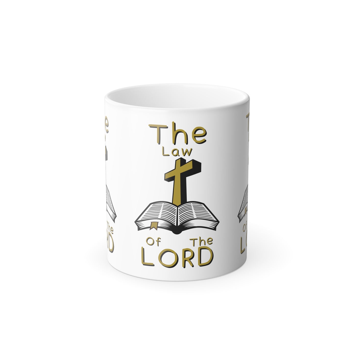 The Law of the Lord Color Morphing Coffee Mug Biblical Christian Gift for Believers