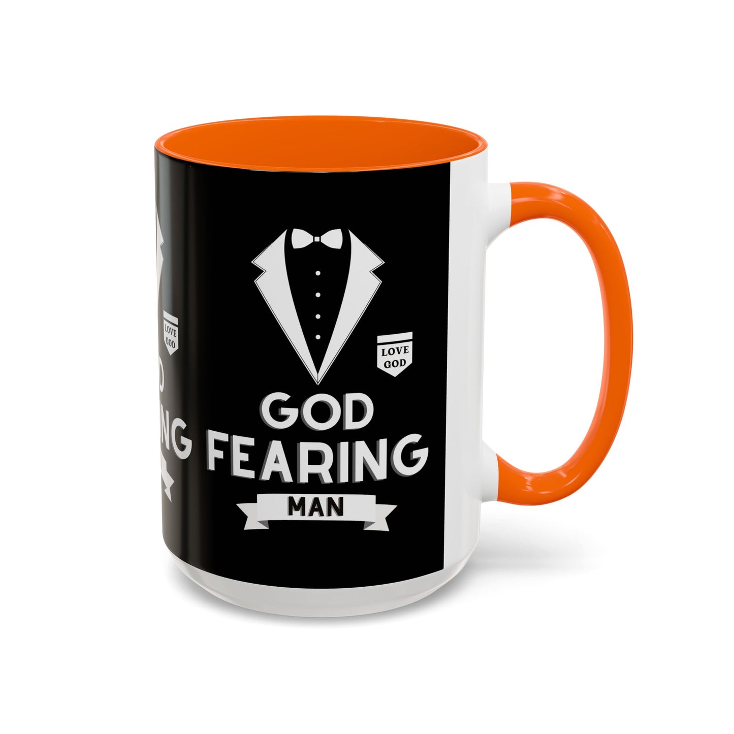 God Fearing Man Coffee Mug Inspirational Christian Gift for Him