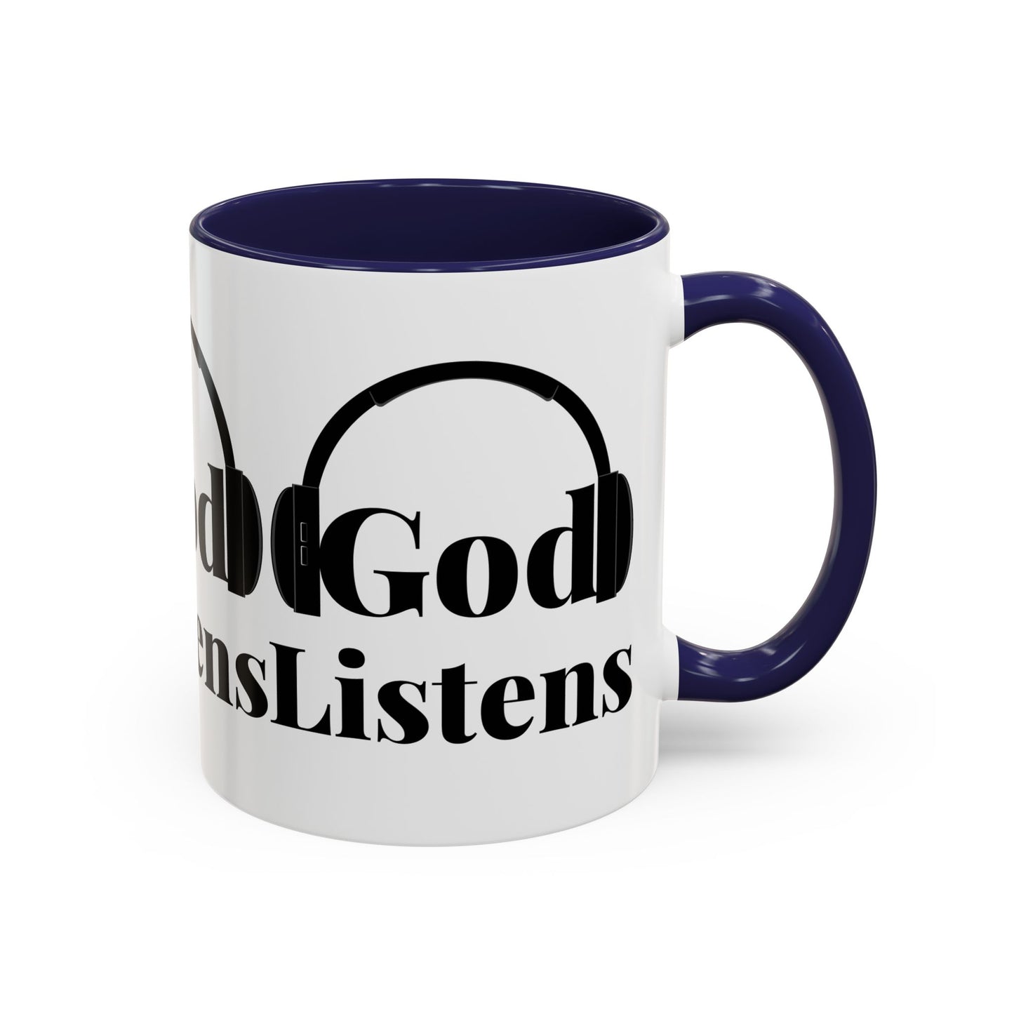 God Listens Coffee Mug Faith Based Christian Gift for Him or Her