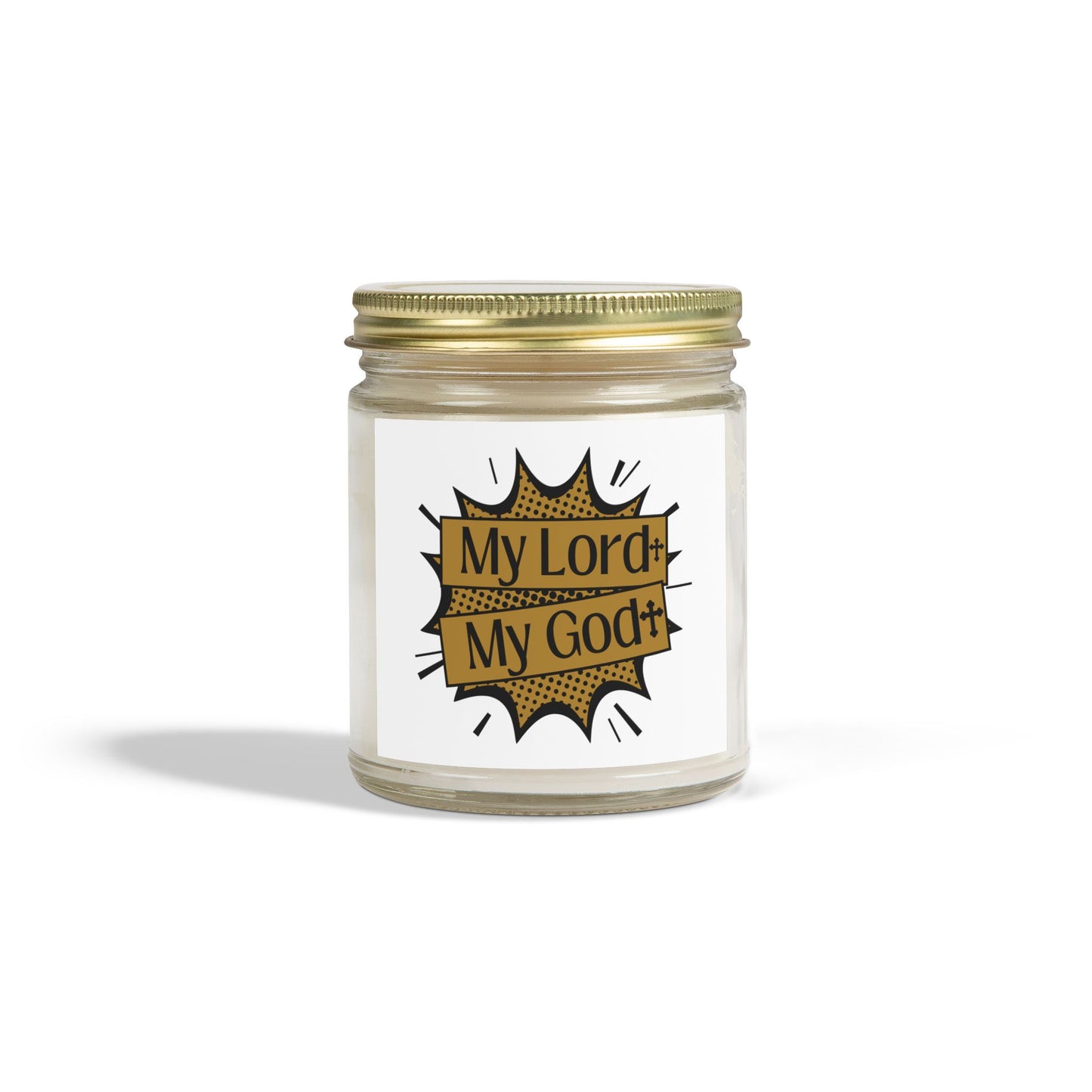 My Lord My God Scented Candle Faith Based Christian Gift for Believers