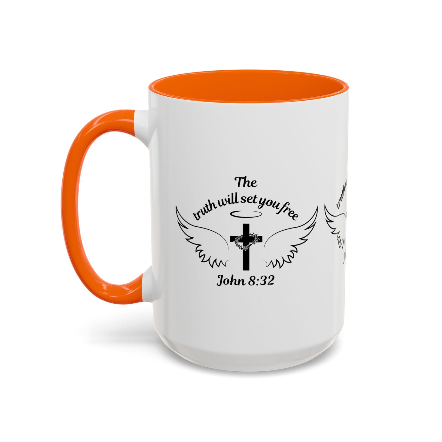 John 8:32 KJV Coffee Mug The Truth Shall Make You Free Inspirational Christian Gift