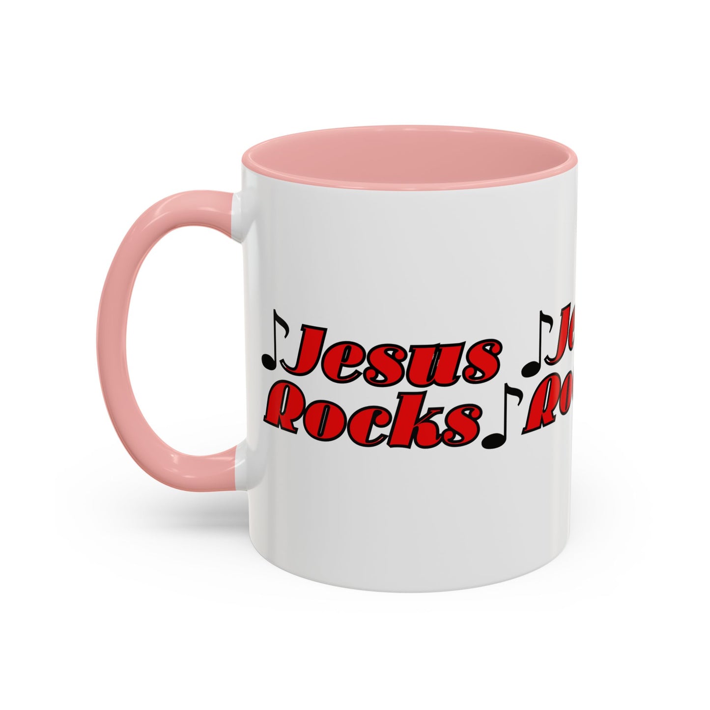 Jesus Rocks Coffee Mug Inspirational Biblical Gift for Faith Based Coffee Lovers