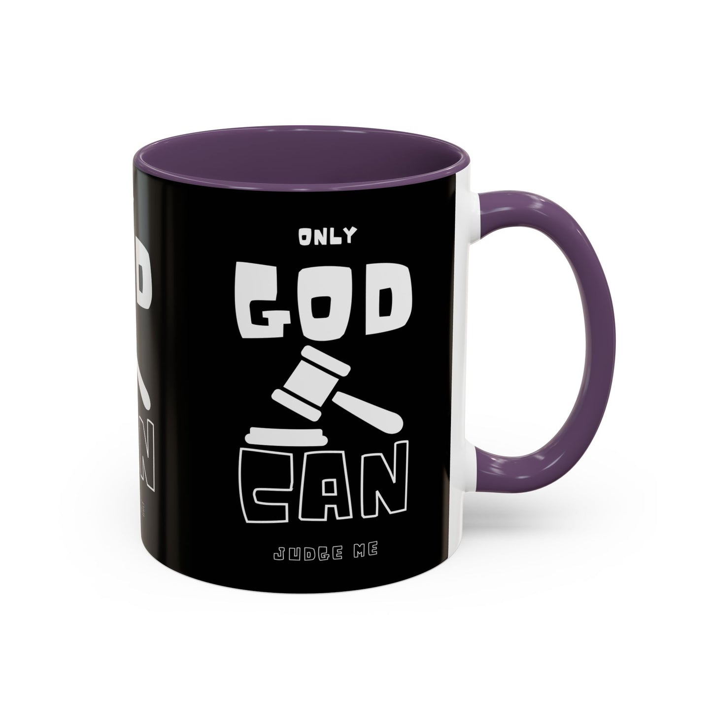 Only God Can Judge Me Coffee Mug Biblical Christian Gift for Faith-Based Coffee Lovers