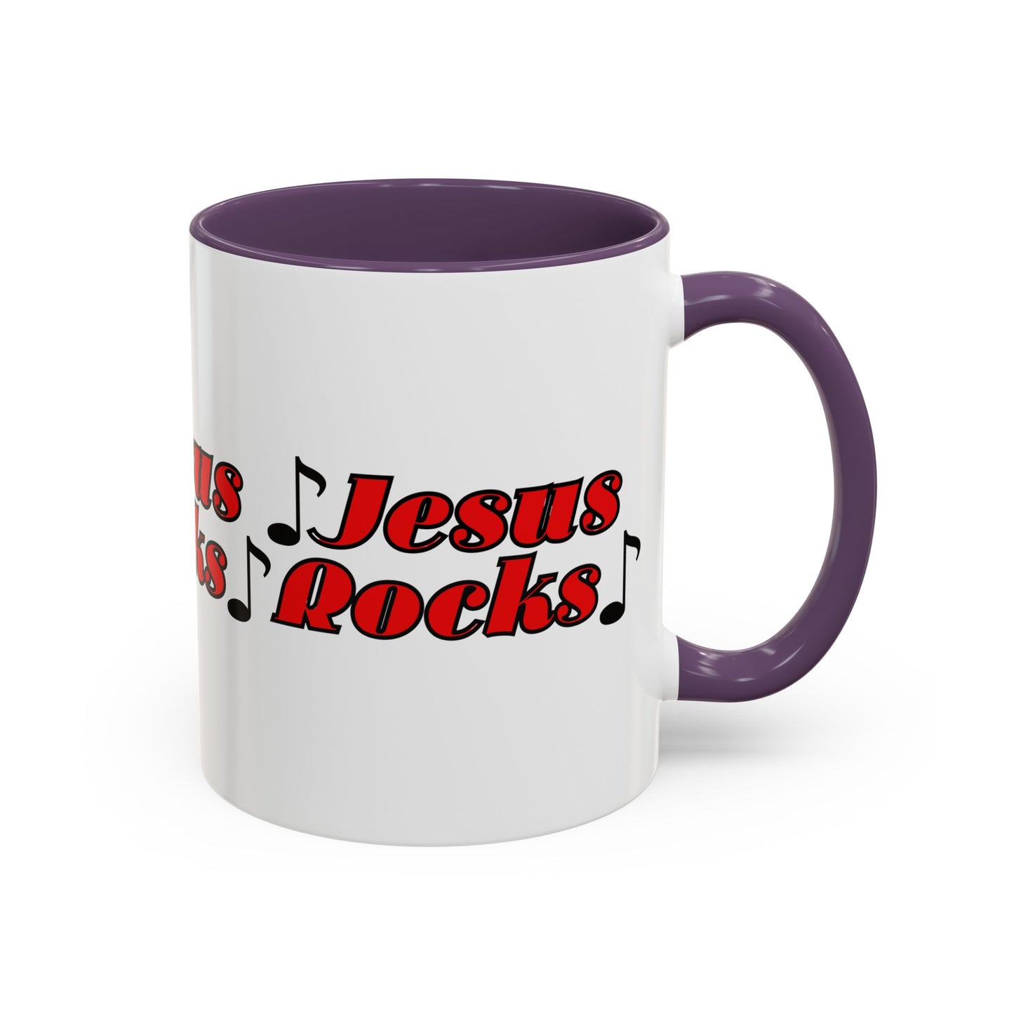 Jesus Rocks Coffee Mug Inspirational Biblical Gift for Faith Based Coffee Lovers