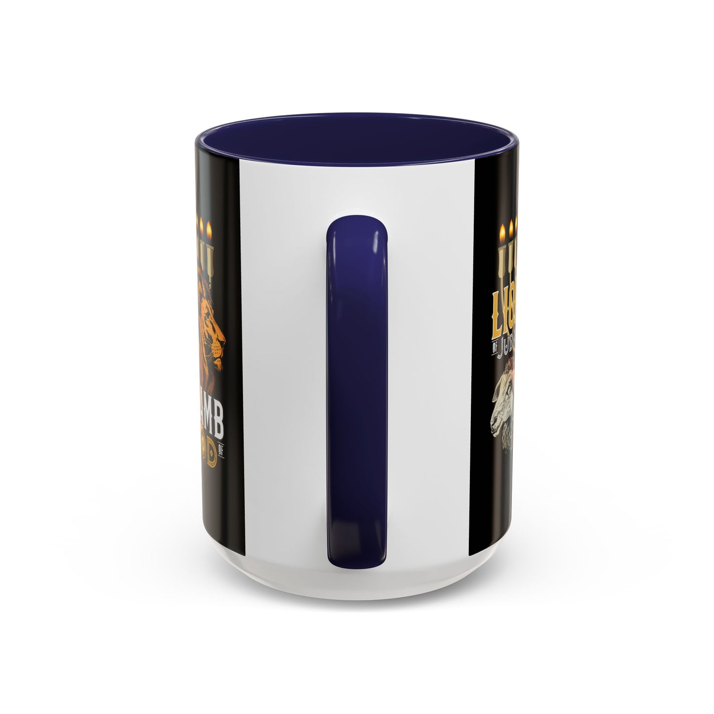 Lion of Judah, Lamb of God Coffee Mug Embrace Faith & Strength