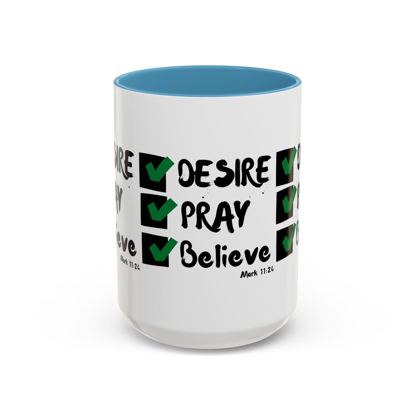 Mark 11:24 KJV Bible Verse Coffee Mug Faith Based Christian Gift