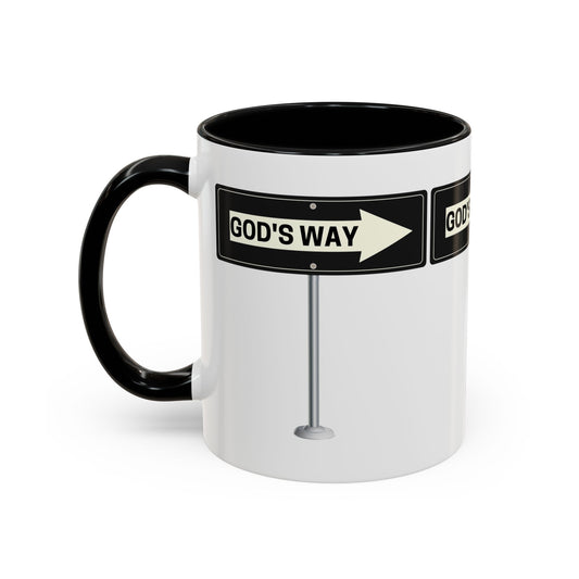 God's Way Coffee Mug Faith Based Christian Gift for Believers