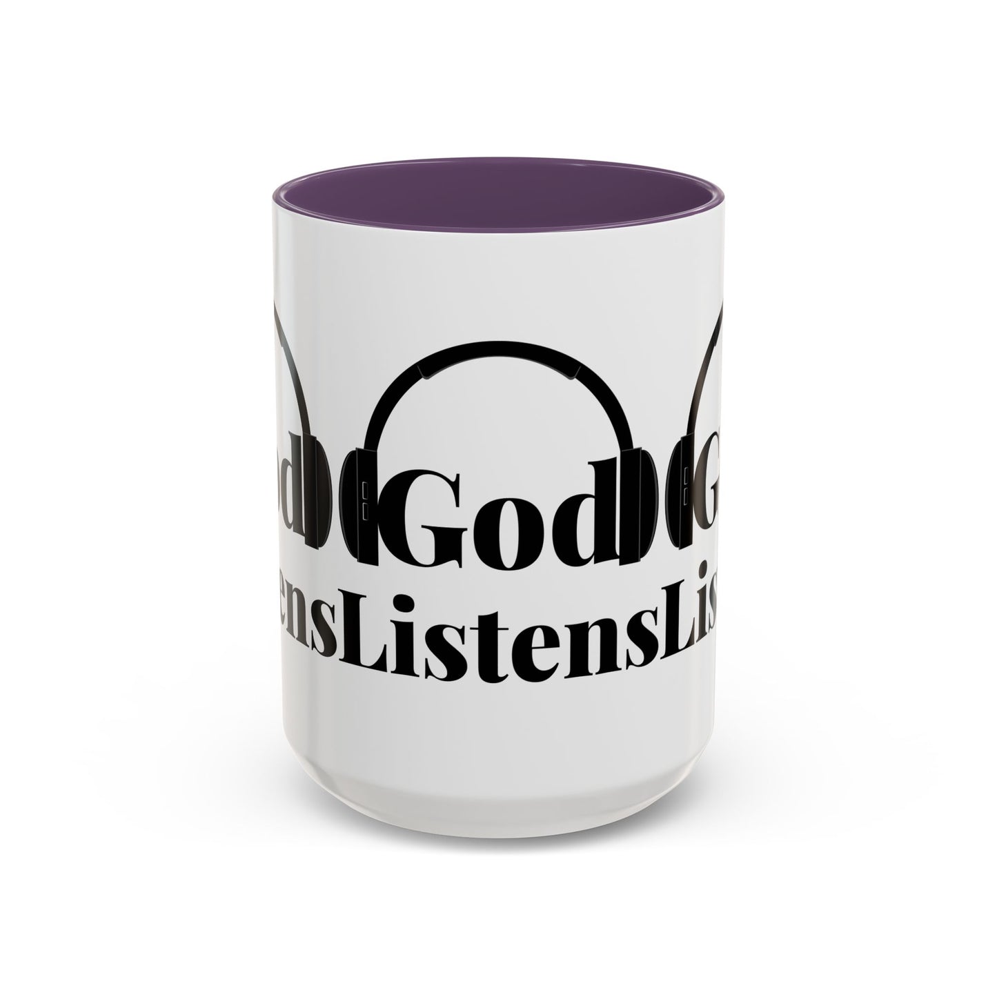 God Listens Coffee Mug Faith Based Christian Gift for Him or Her