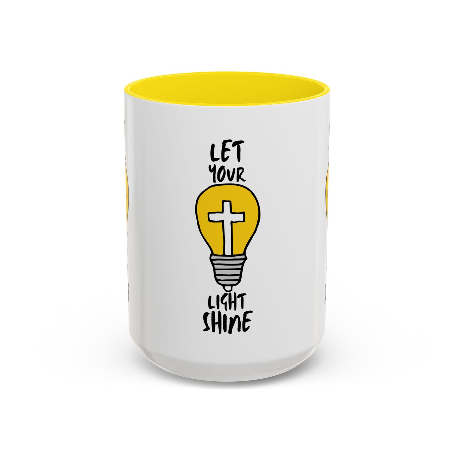 Let Your Light Shine Coffee Mug Inspirational Christian Gift for Faith-Based Coffee Lovers