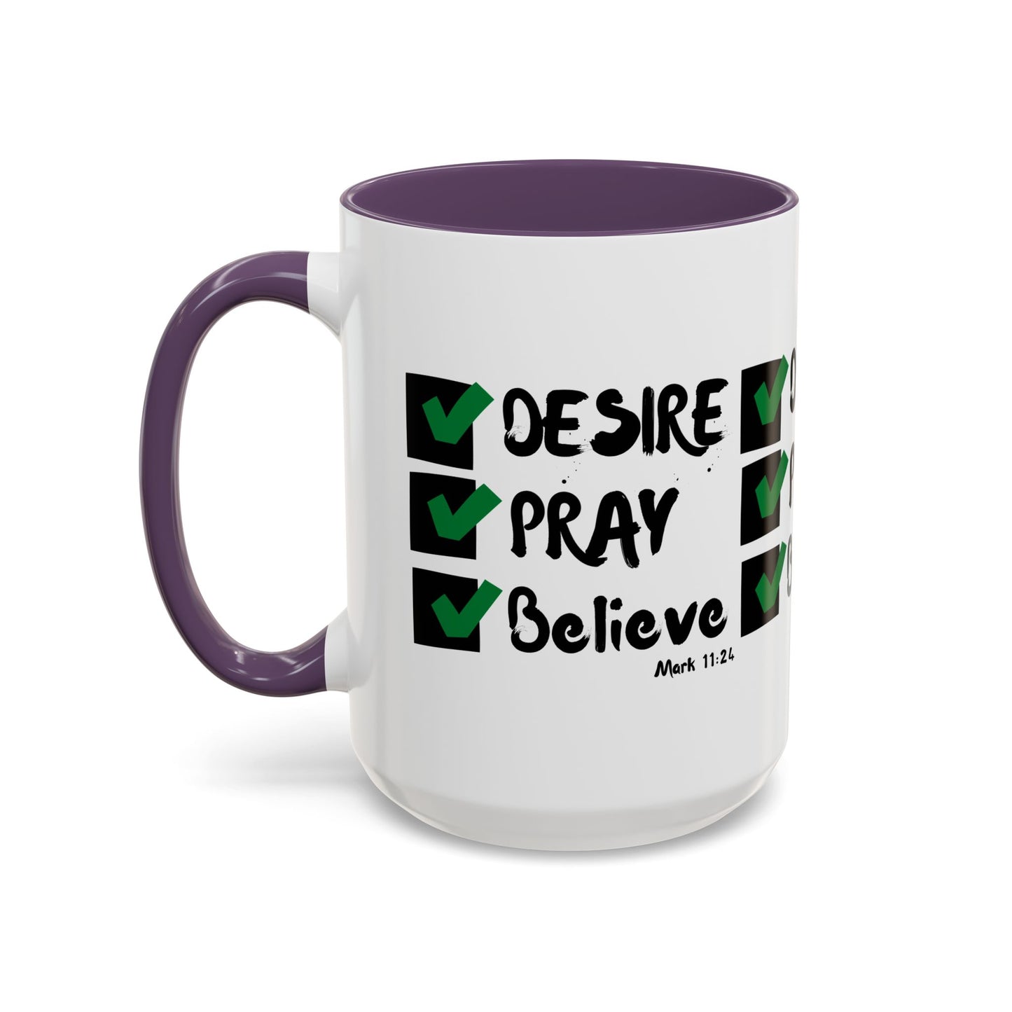 Mark 11:24 KJV Bible Verse Coffee Mug Faith Based Christian Gift