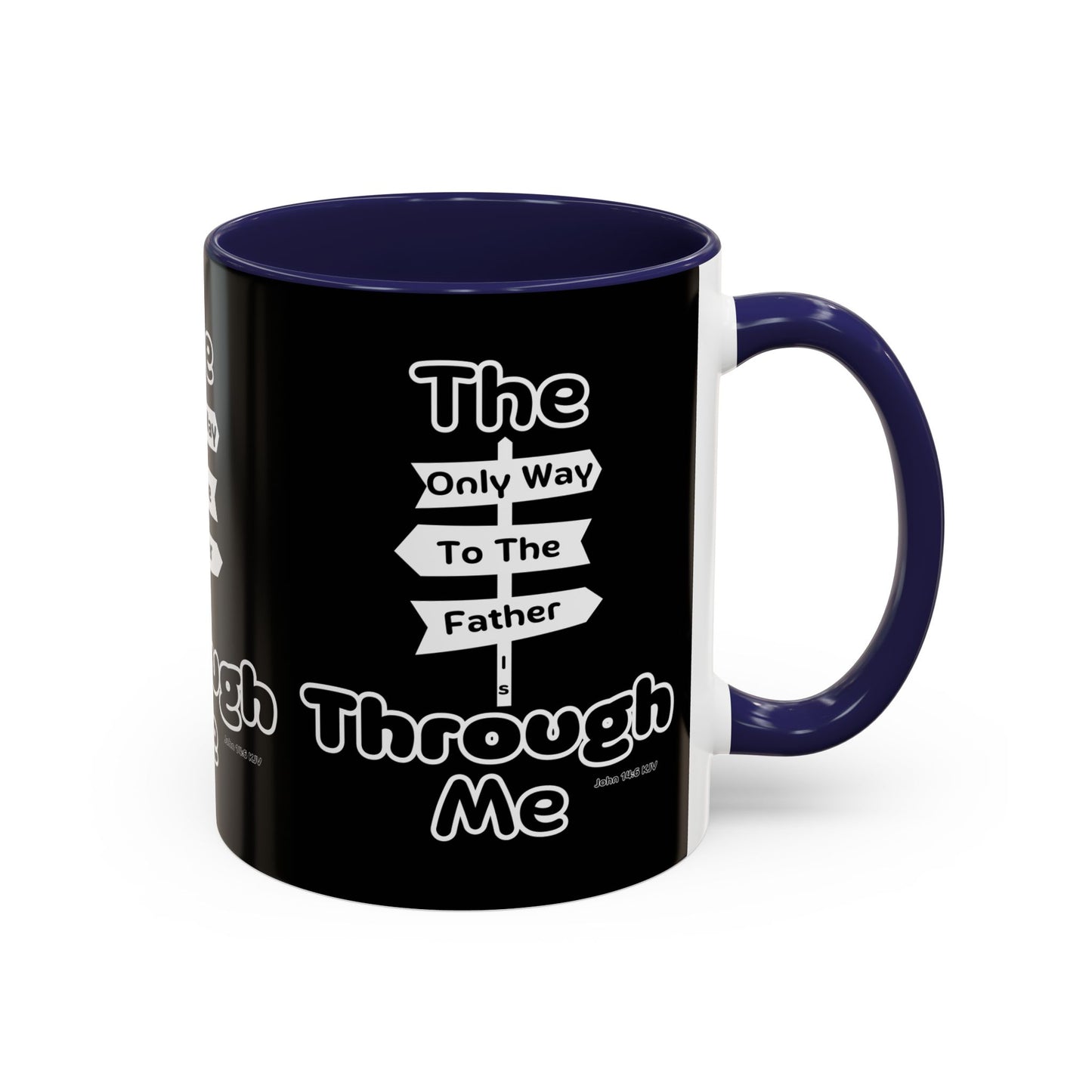 John 14:6 Bible Verse Coffee Mug Faith Based Christian Gift