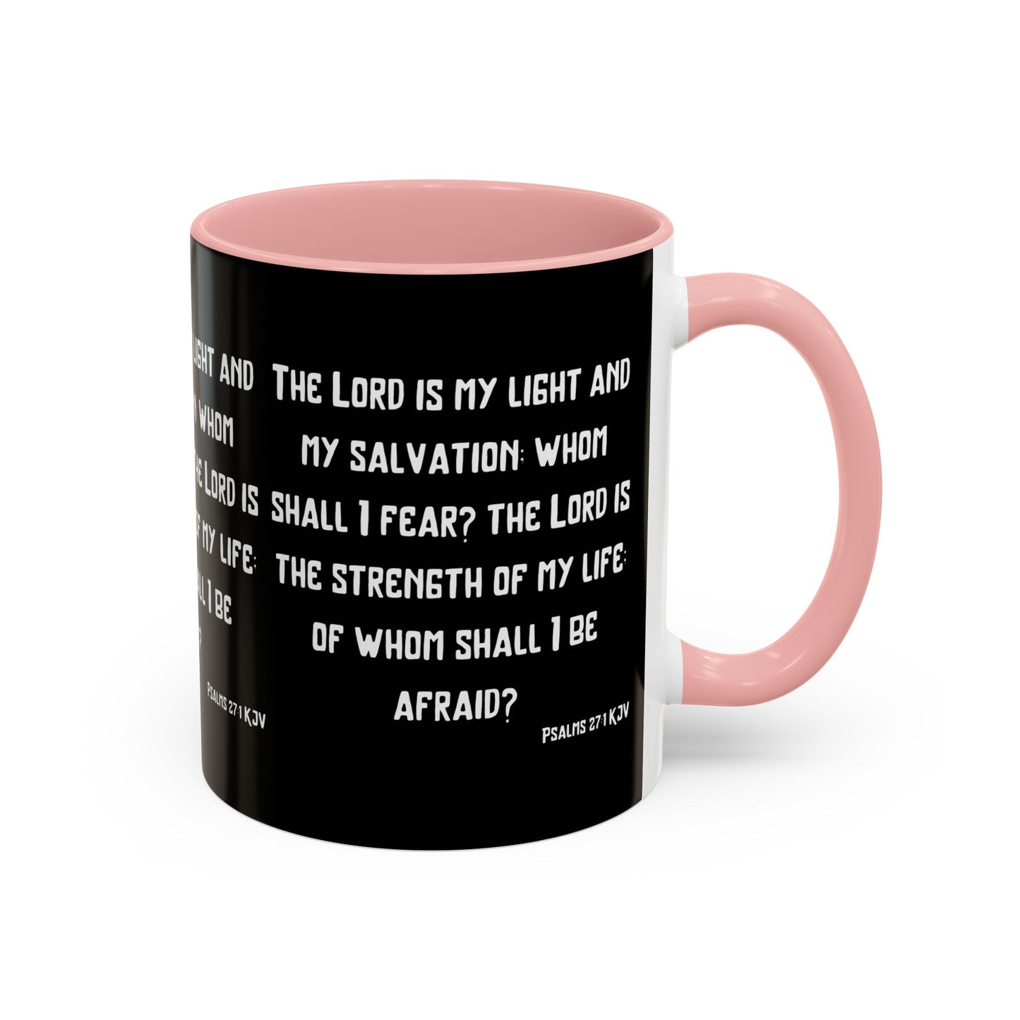 Psalms 27:1 KJV Coffee Mug The Lord is My Light and My Salvation Inspirational Christian Gift for Faith Based Coffee Lovers