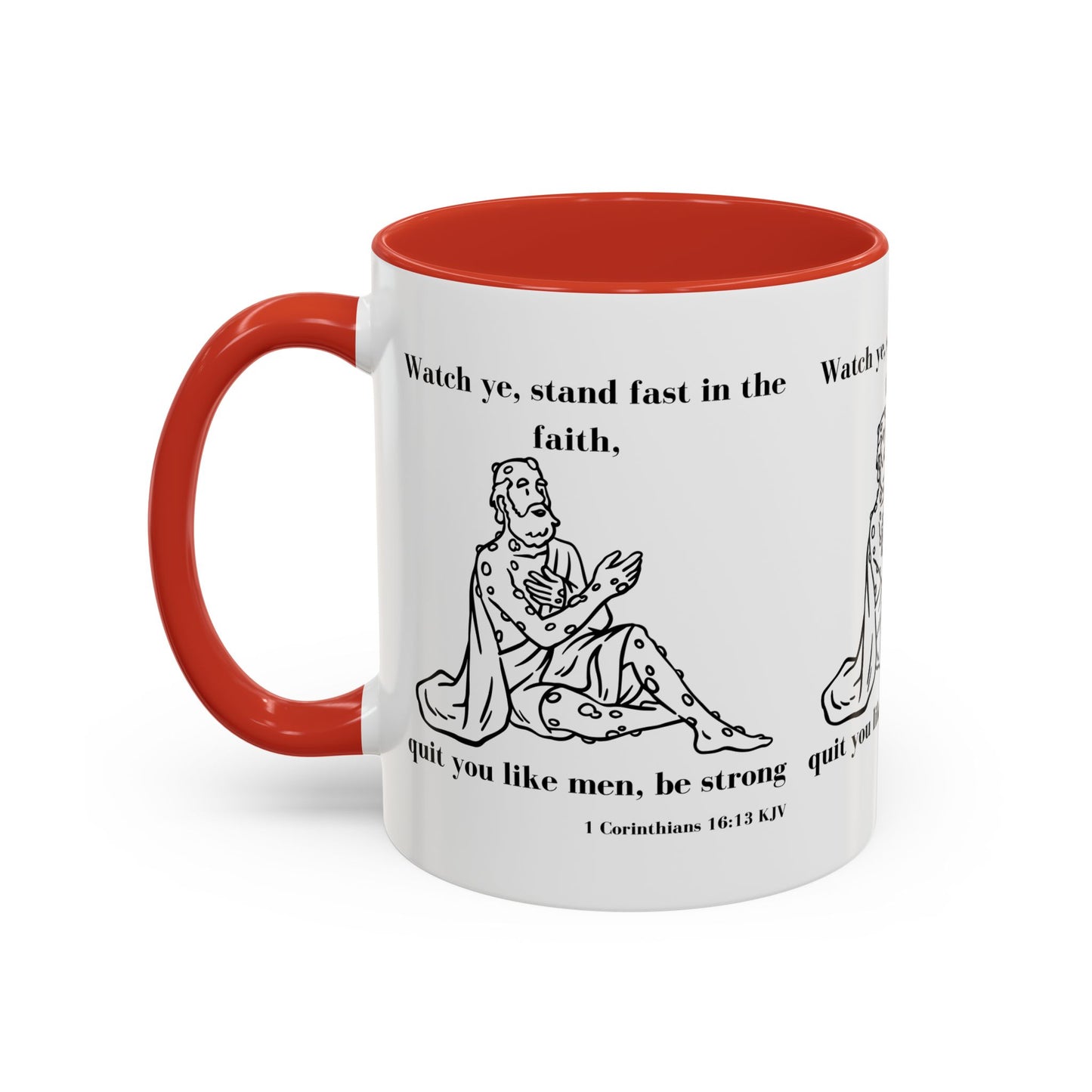 1 Corinthians 16:13 KJV Coffee Mug Stand Firm in the Faith Inspirational Christian Gift for Coffee Lovers