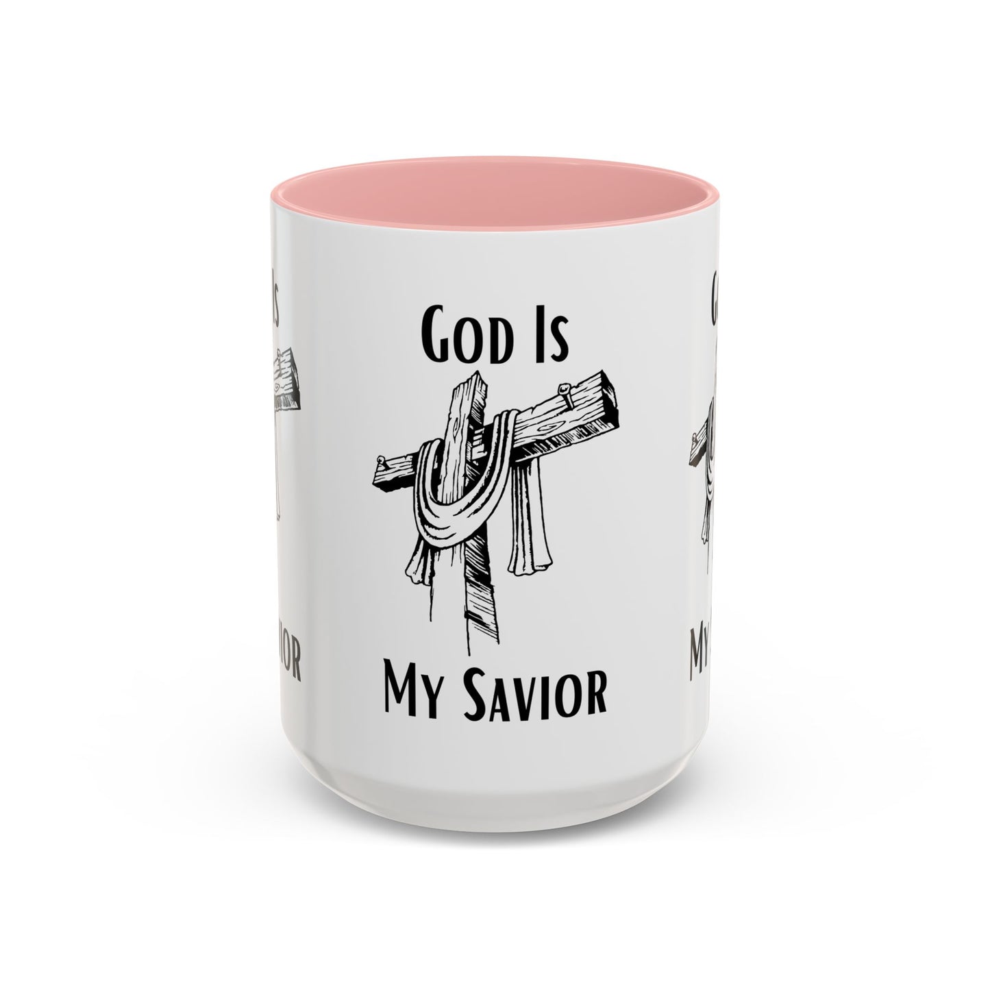 God Is My Savior Coffee Mug Inspirational Christian Gift for Faith-Based Coffee Lovers