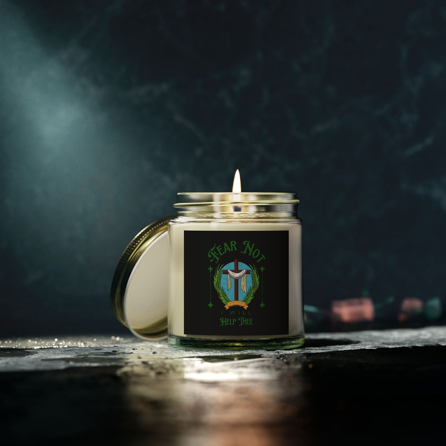 Isaiah 41:13 KJV Scented Candle Divine Strength and Comfort For Biblical Inspiration