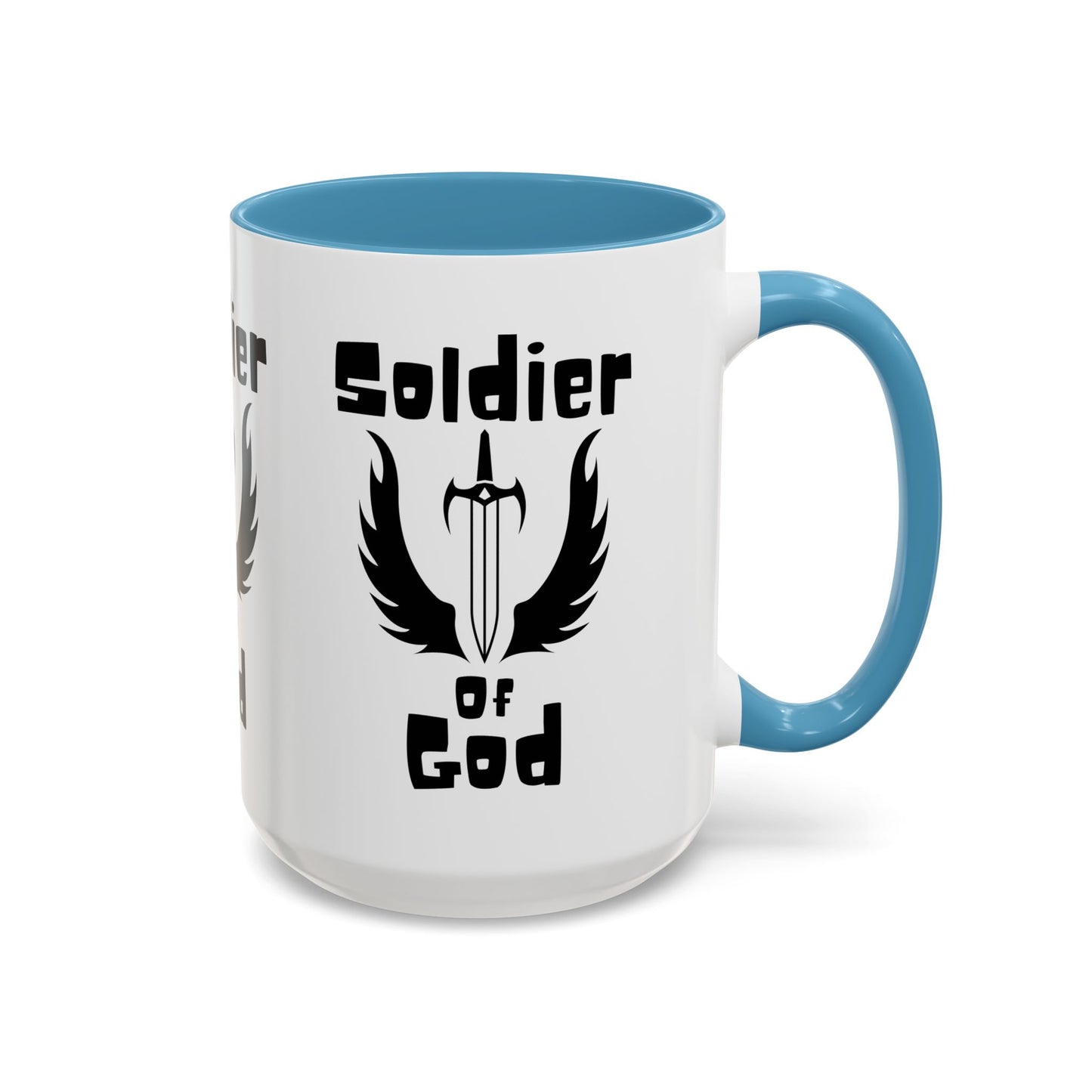 Soldier of God Coffee Mug Inspirational Christian Gift for Faith-Based Living