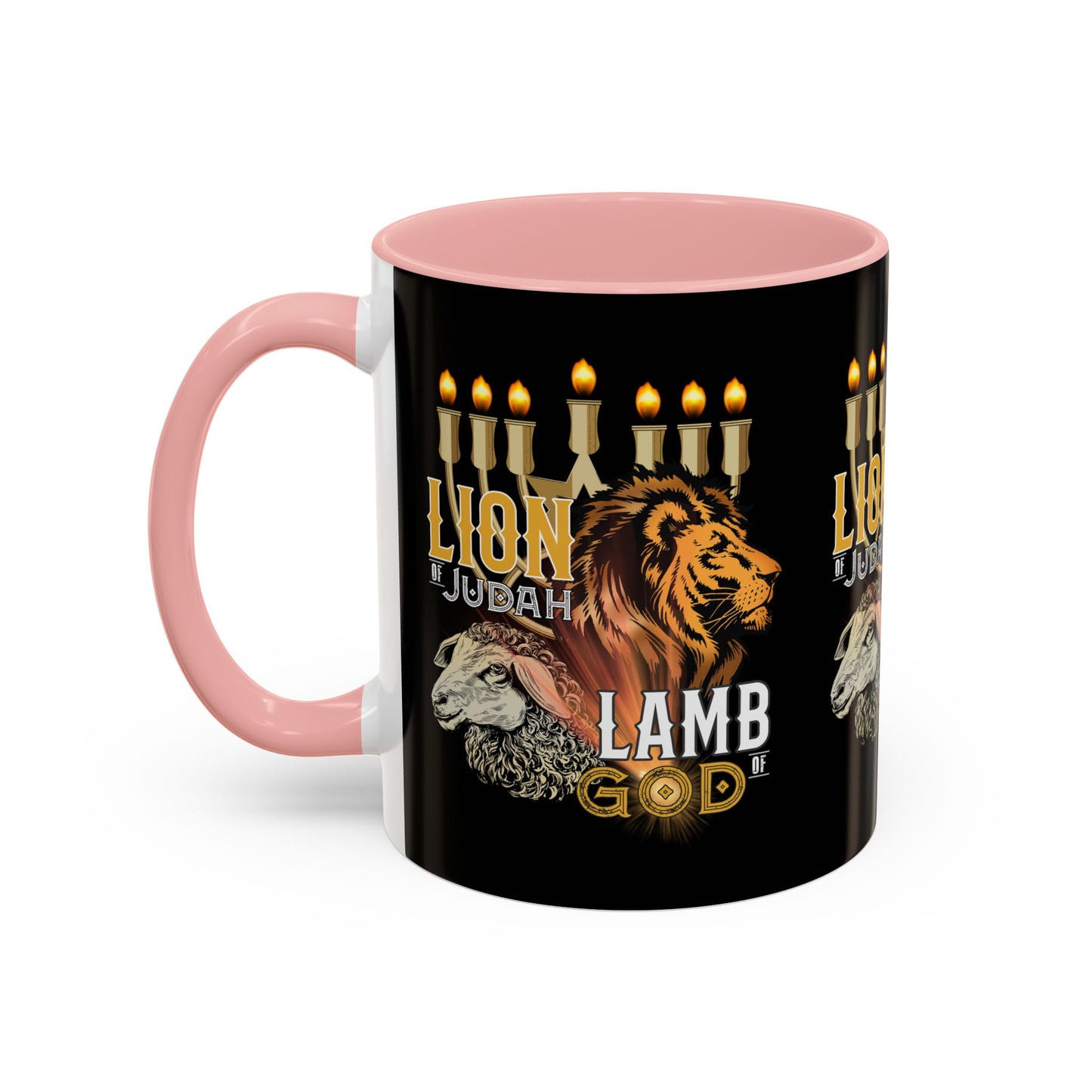 Lion of Judah, Lamb of God Coffee Mug Embrace Faith & Strength