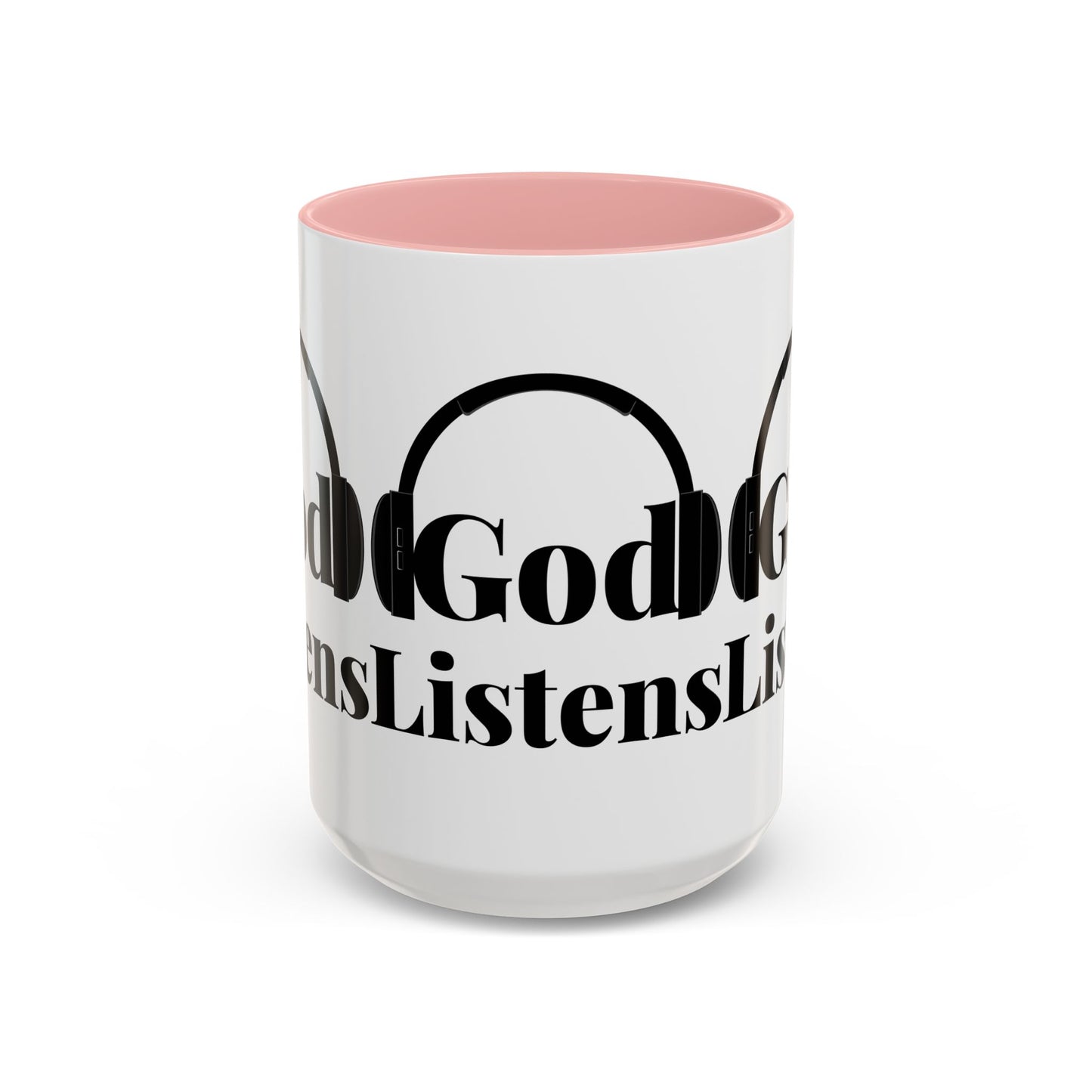 God Listens Coffee Mug Faith Based Christian Gift for Him or Her