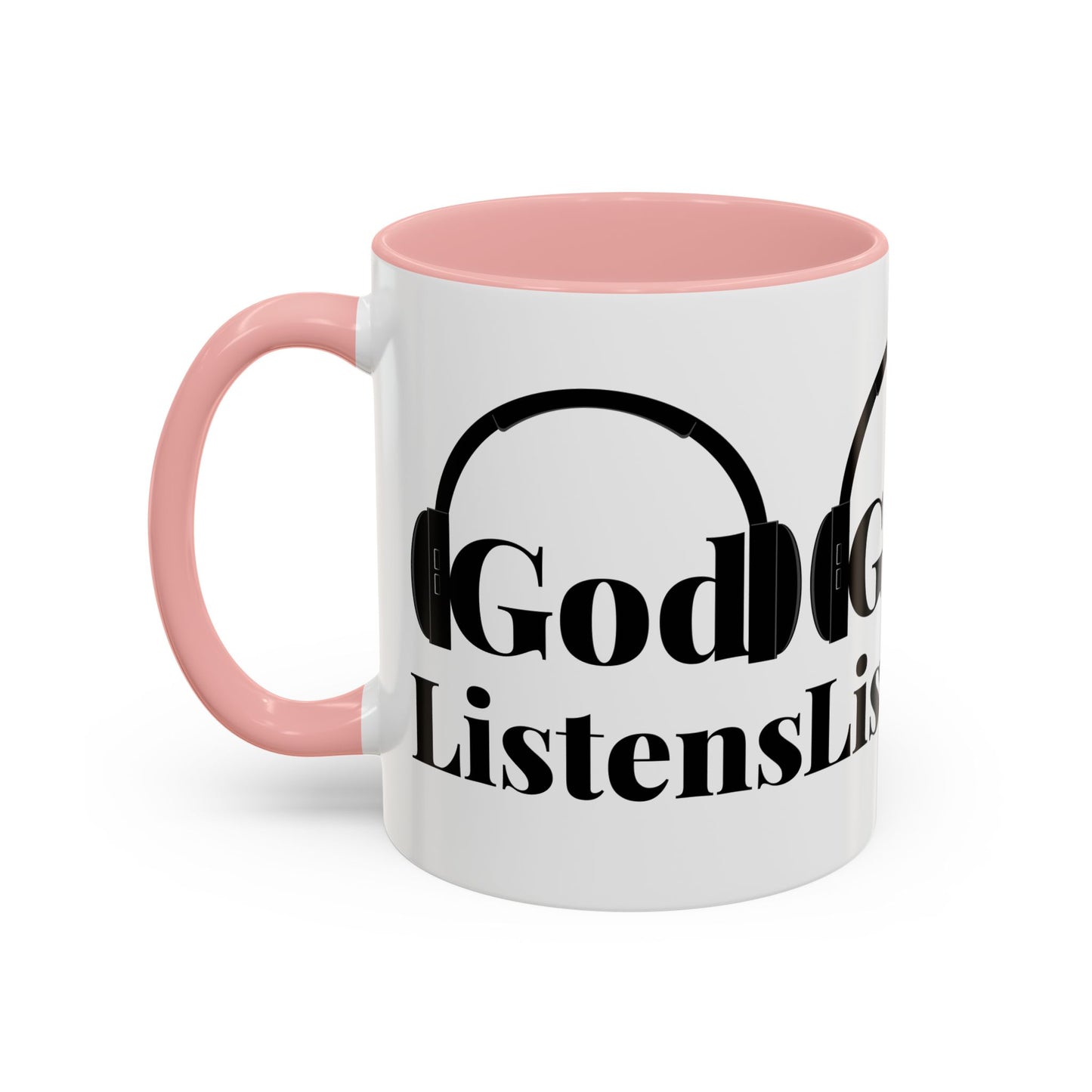 God Listens Coffee Mug Faith Based Christian Gift for Him or Her