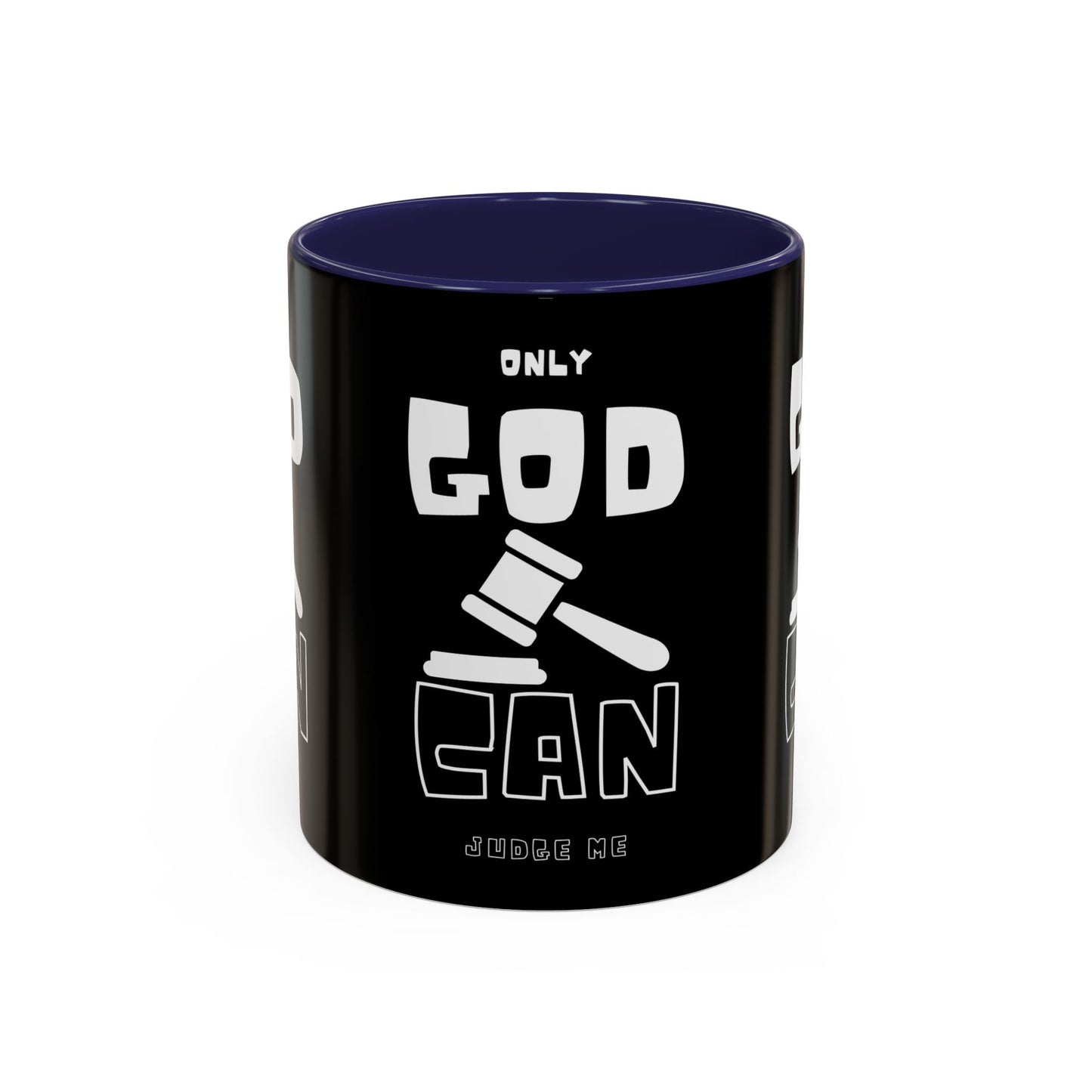 Only God Can Judge Me Coffee Mug Biblical Christian Gift for Faith-Based Coffee Lovers