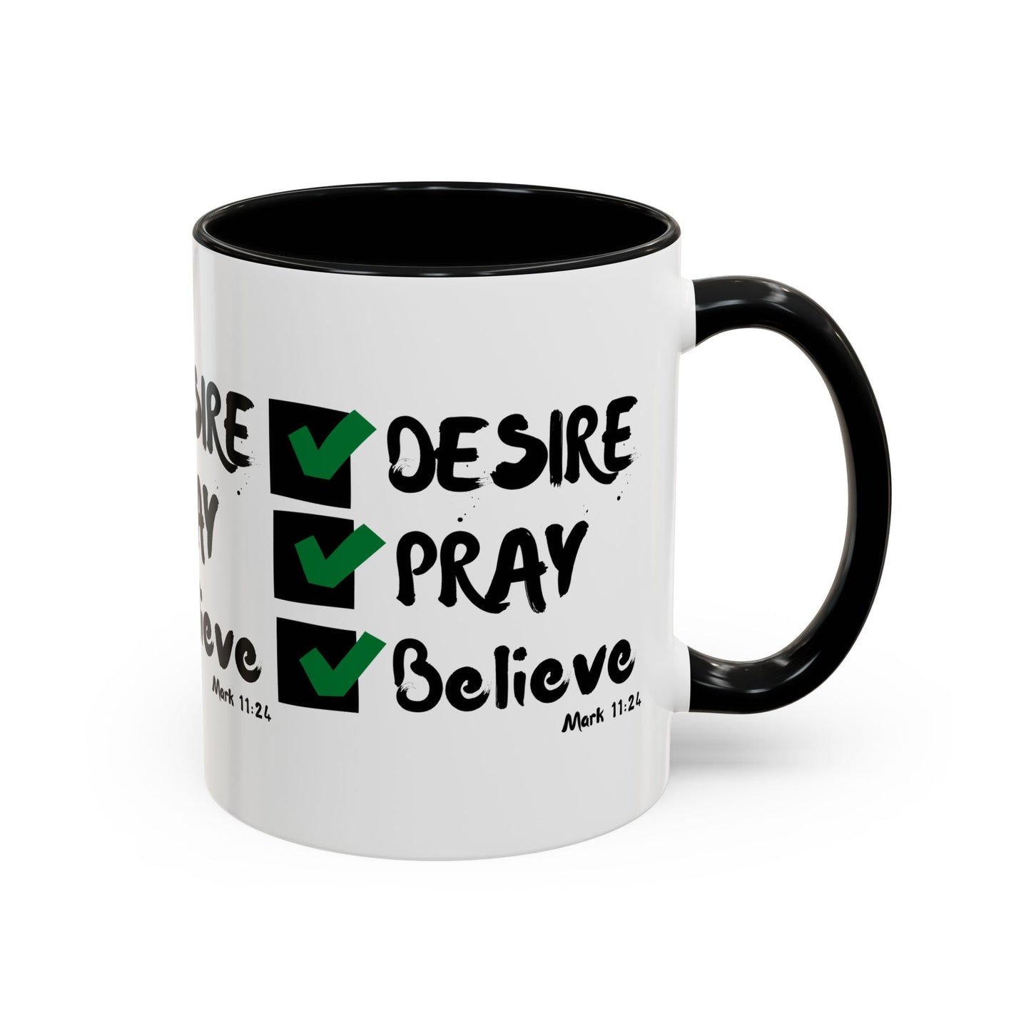 Mark 11:24 KJV Bible Verse Coffee Mug Faith Based Christian Gift