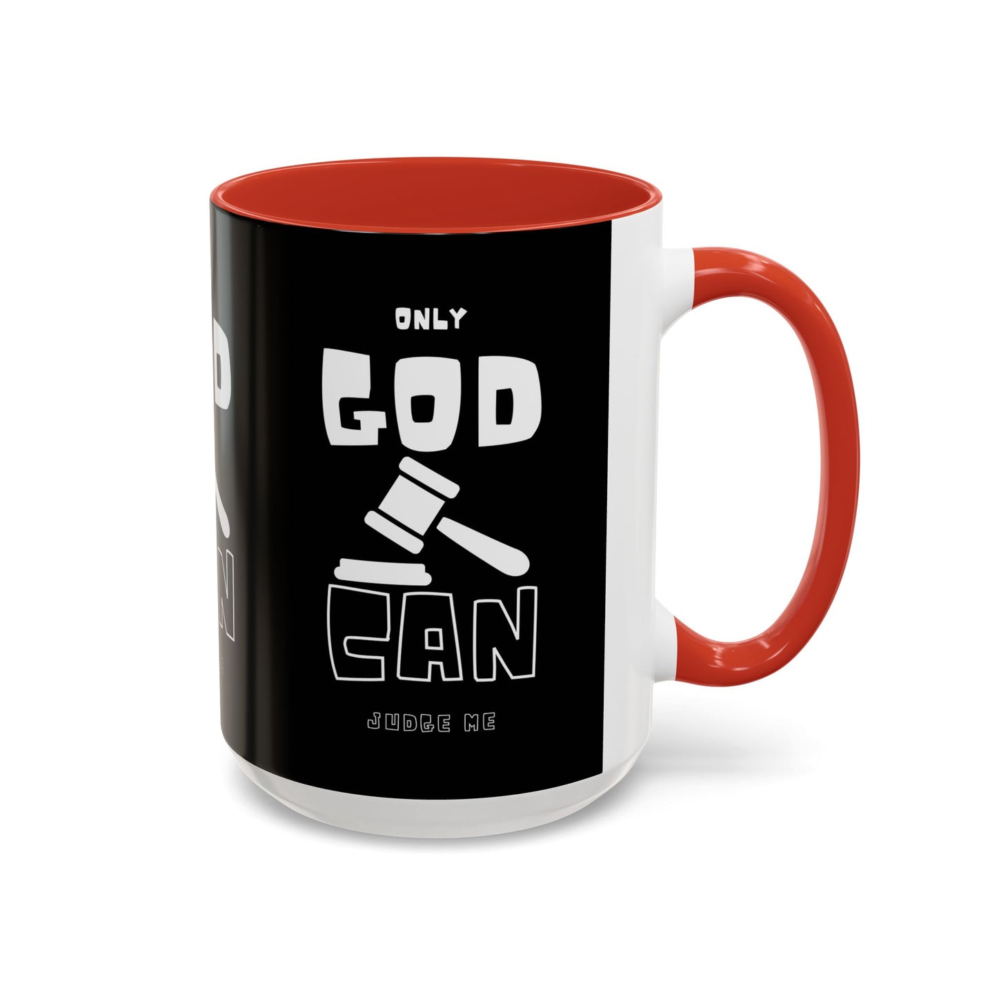 Only God Can Judge Me Coffee Mug Biblical Christian Gift for Faith-Based Coffee Lovers