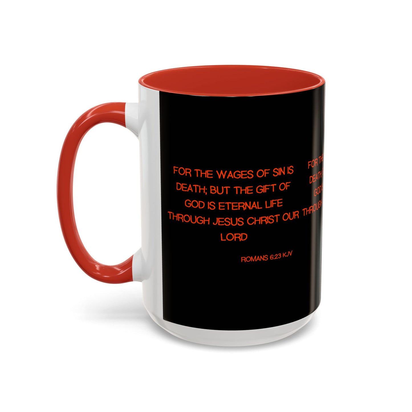 Romans 6:23 KJV Coffee Mug The Gift of God is Eternal Life Biblical Christian Gift for Faith-Based Living