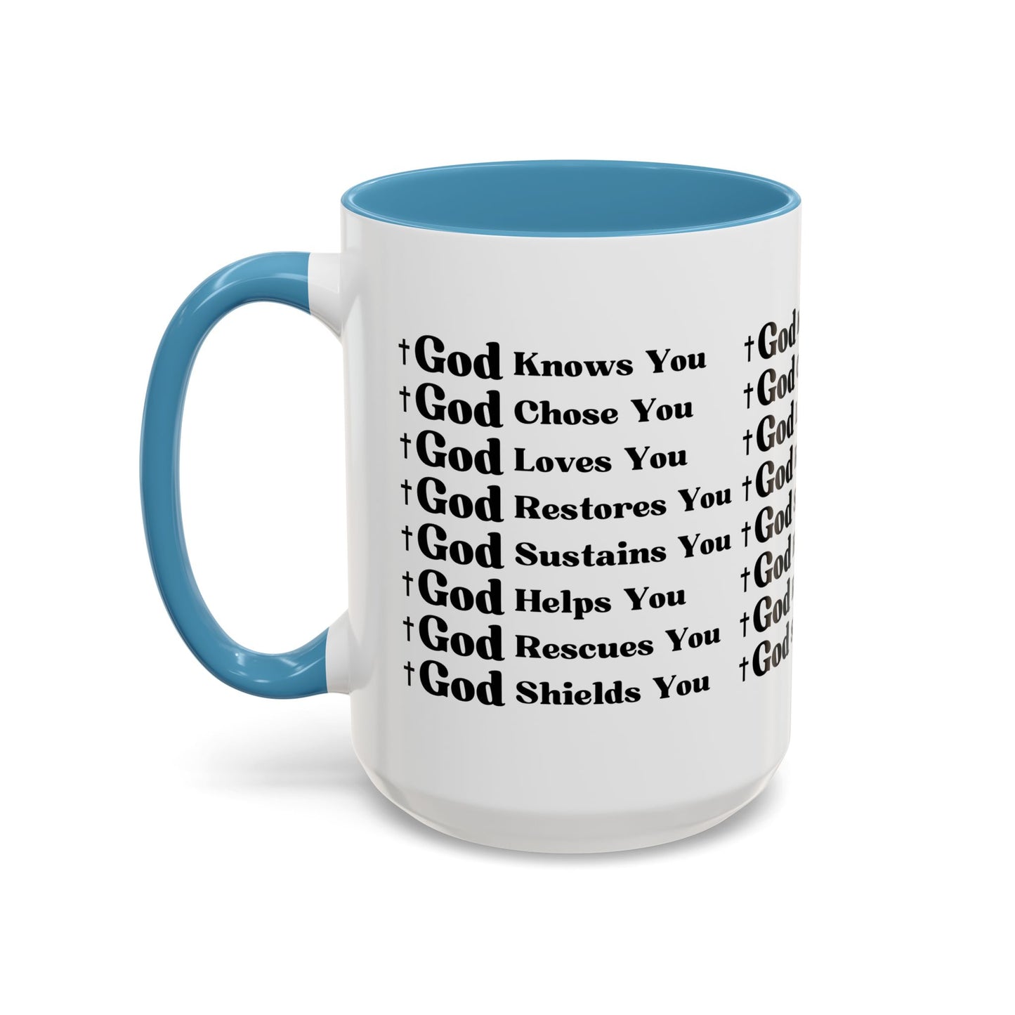 God's Love and Promises Faith-Filled Coffee Mug Faith Hope And Love Christian Gift for Coffee Lovers