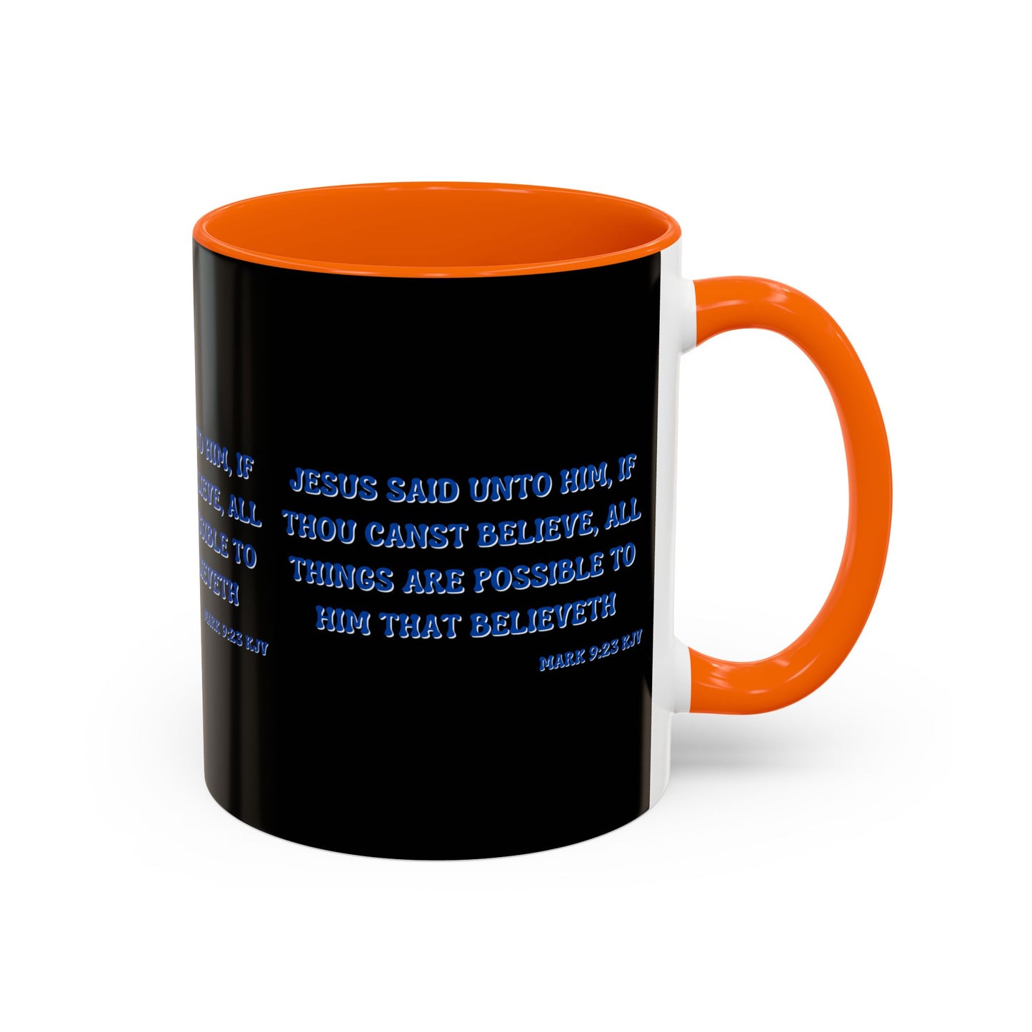 Mark 9:23 KJV Bible Verse Coffee Mug Faith Based Christian Gift