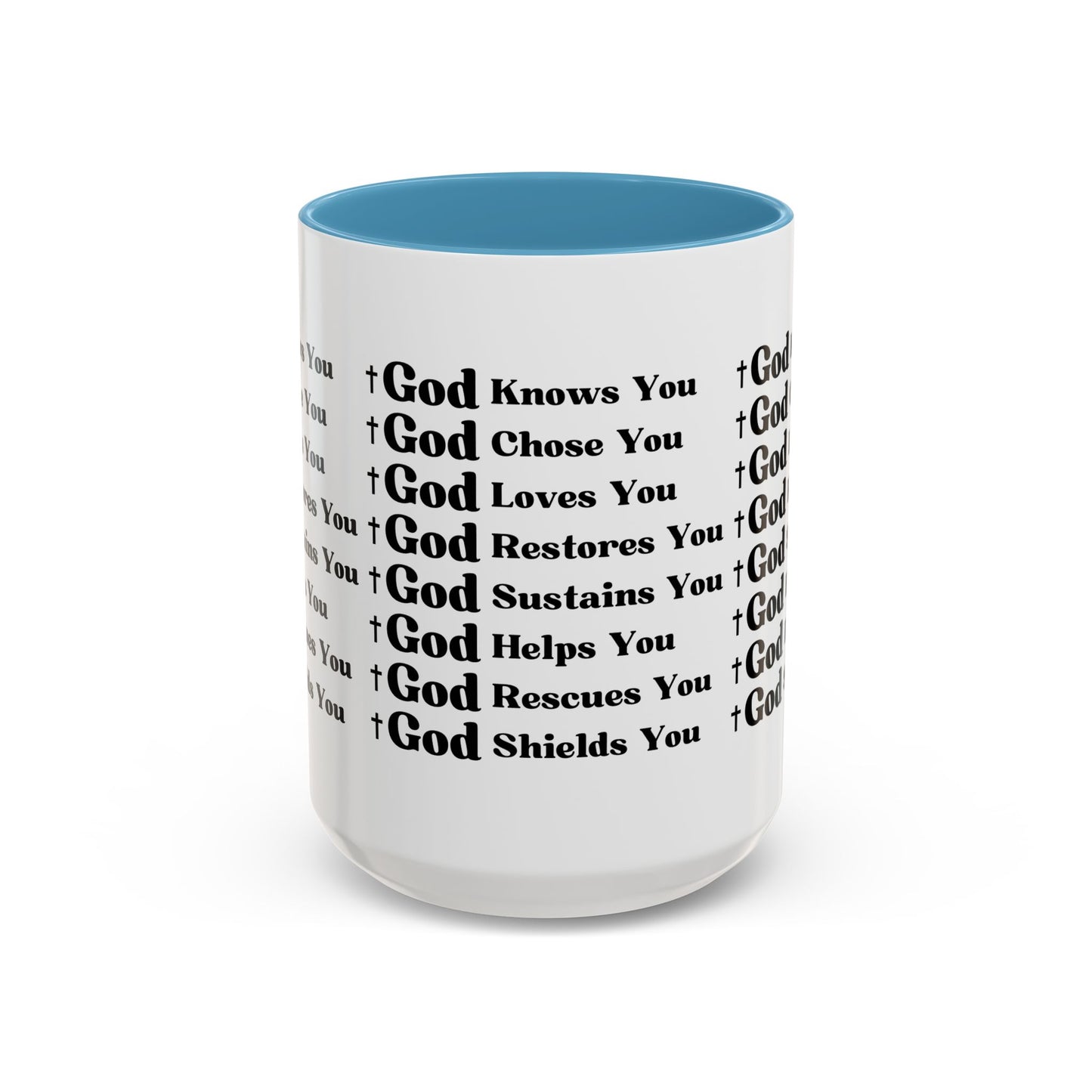 God's Love and Promises Faith-Filled Coffee Mug Faith Hope And Love Christian Gift for Coffee Lovers