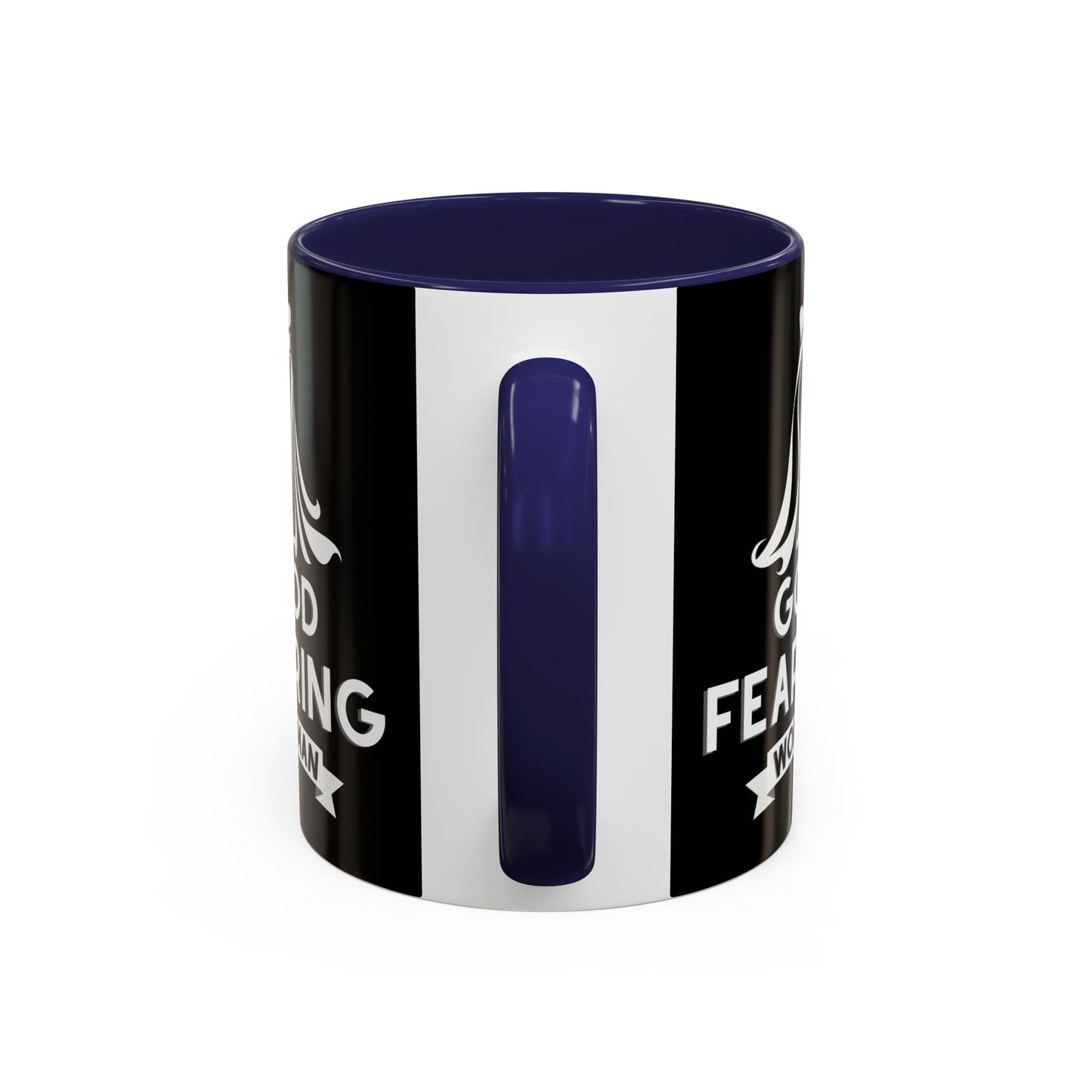 God Fearing Woman Coffee Mug Inspirational Christian Gift for Her