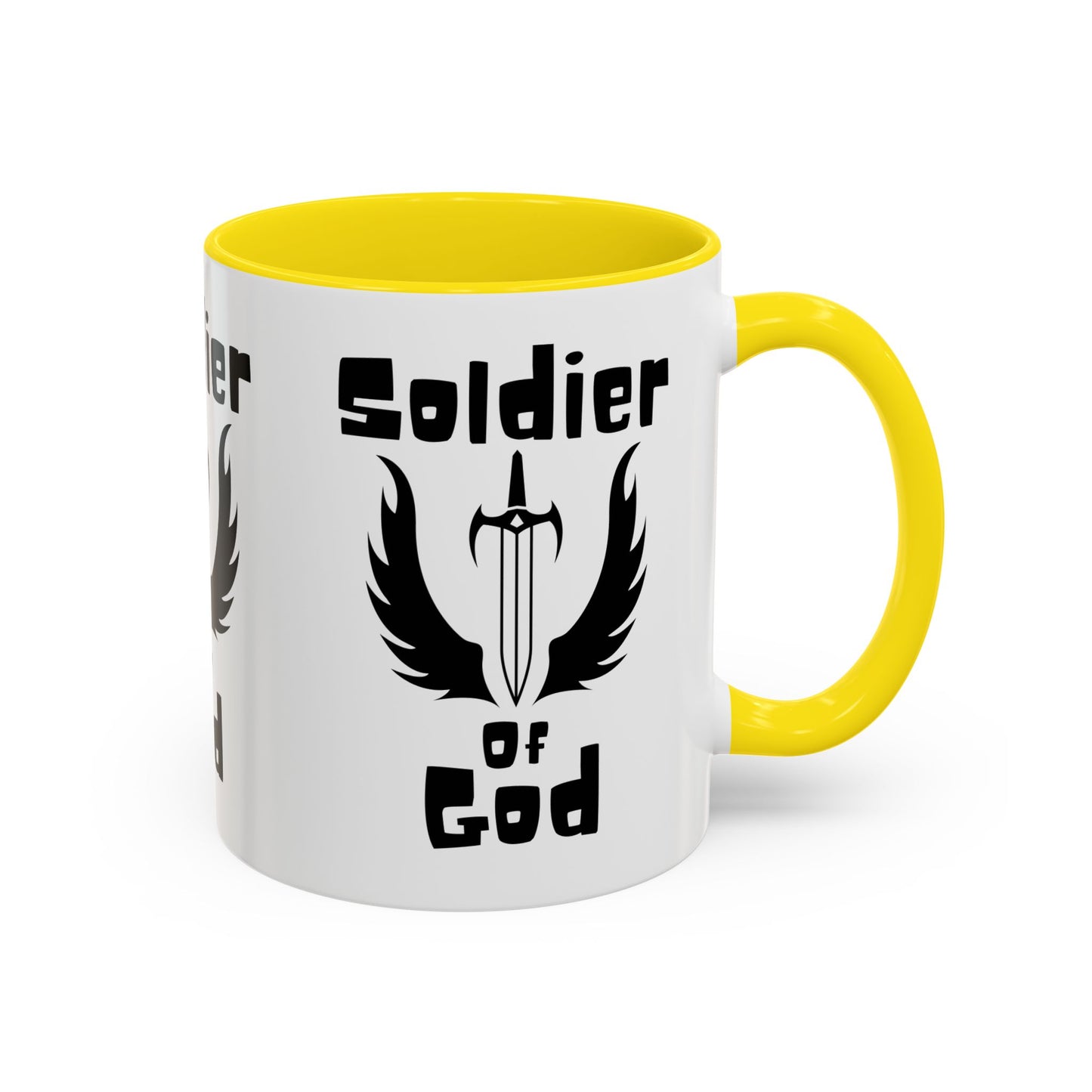 Soldier of God Coffee Mug Inspirational Christian Gift for Faith-Based Living