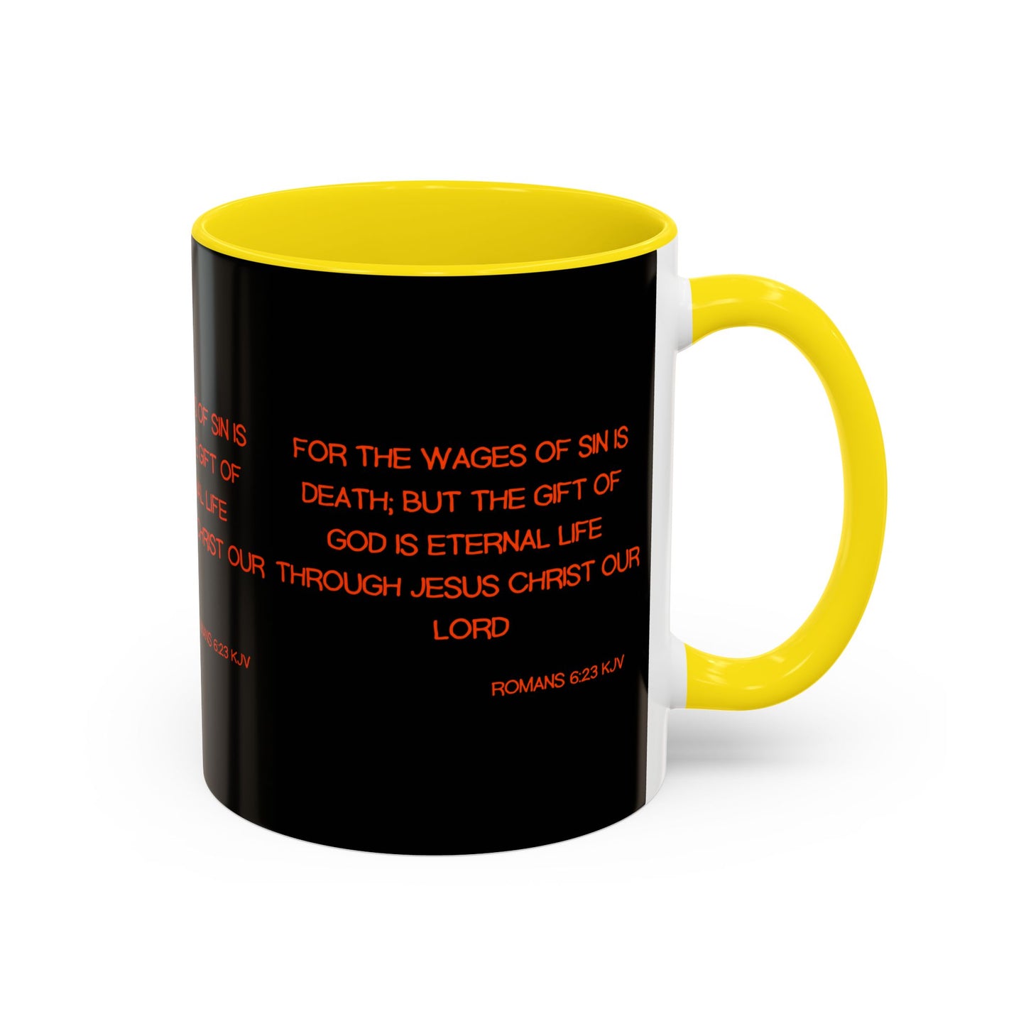 Romans 6:23 KJV Coffee Mug The Gift of God is Eternal Life Biblical Christian Gift for Faith-Based Living